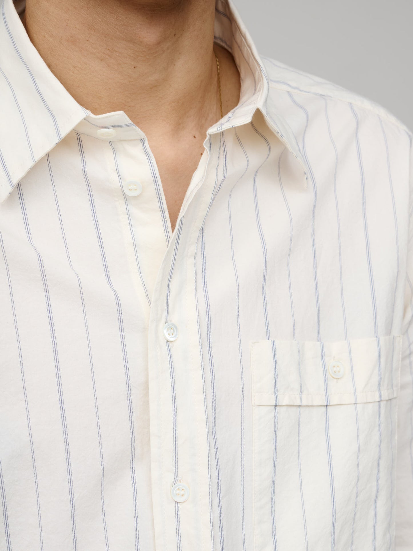 Faziol Striped Shirt, Navy