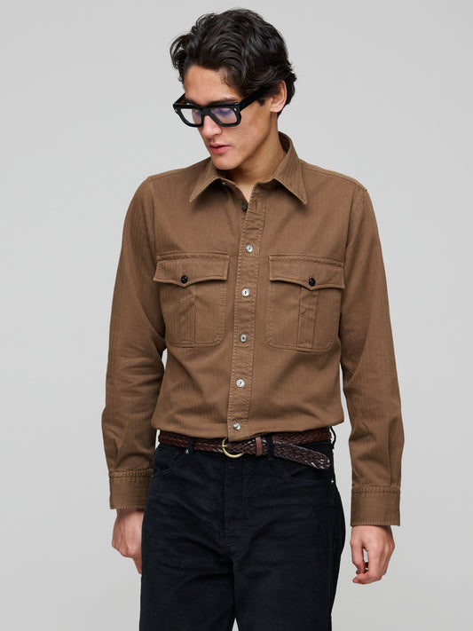 Rn Work Shirt, Toabcco Leaf