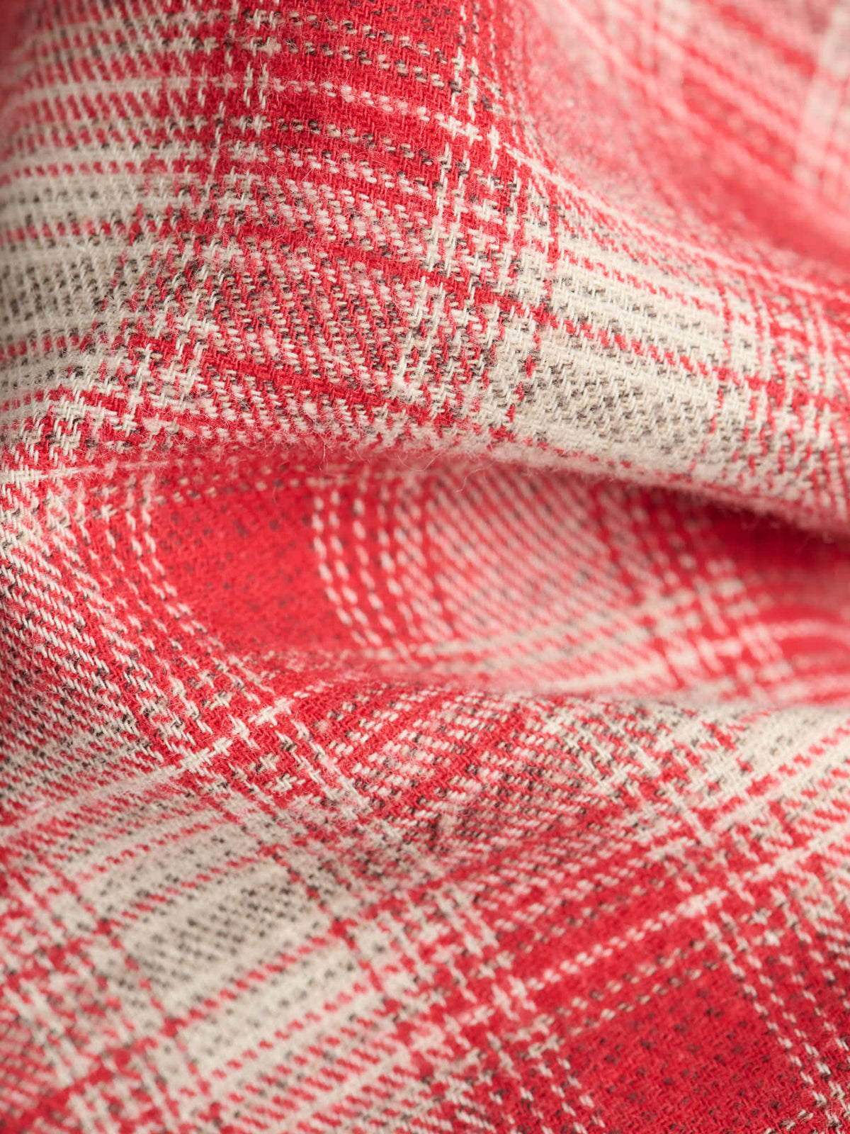 Off Duty L/S Shirt Glen Check, Red