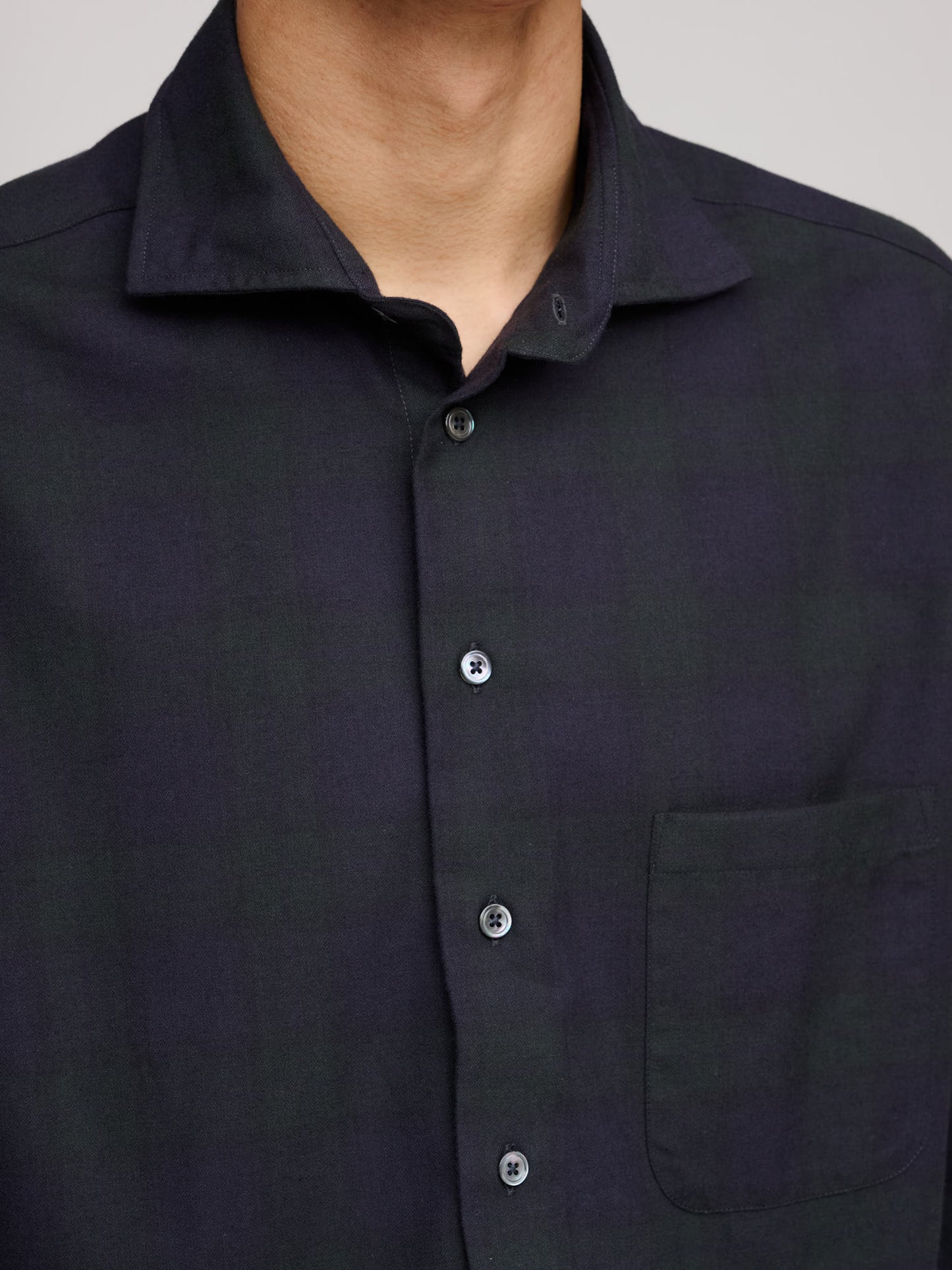 Soft Spread Collar, Black Watch