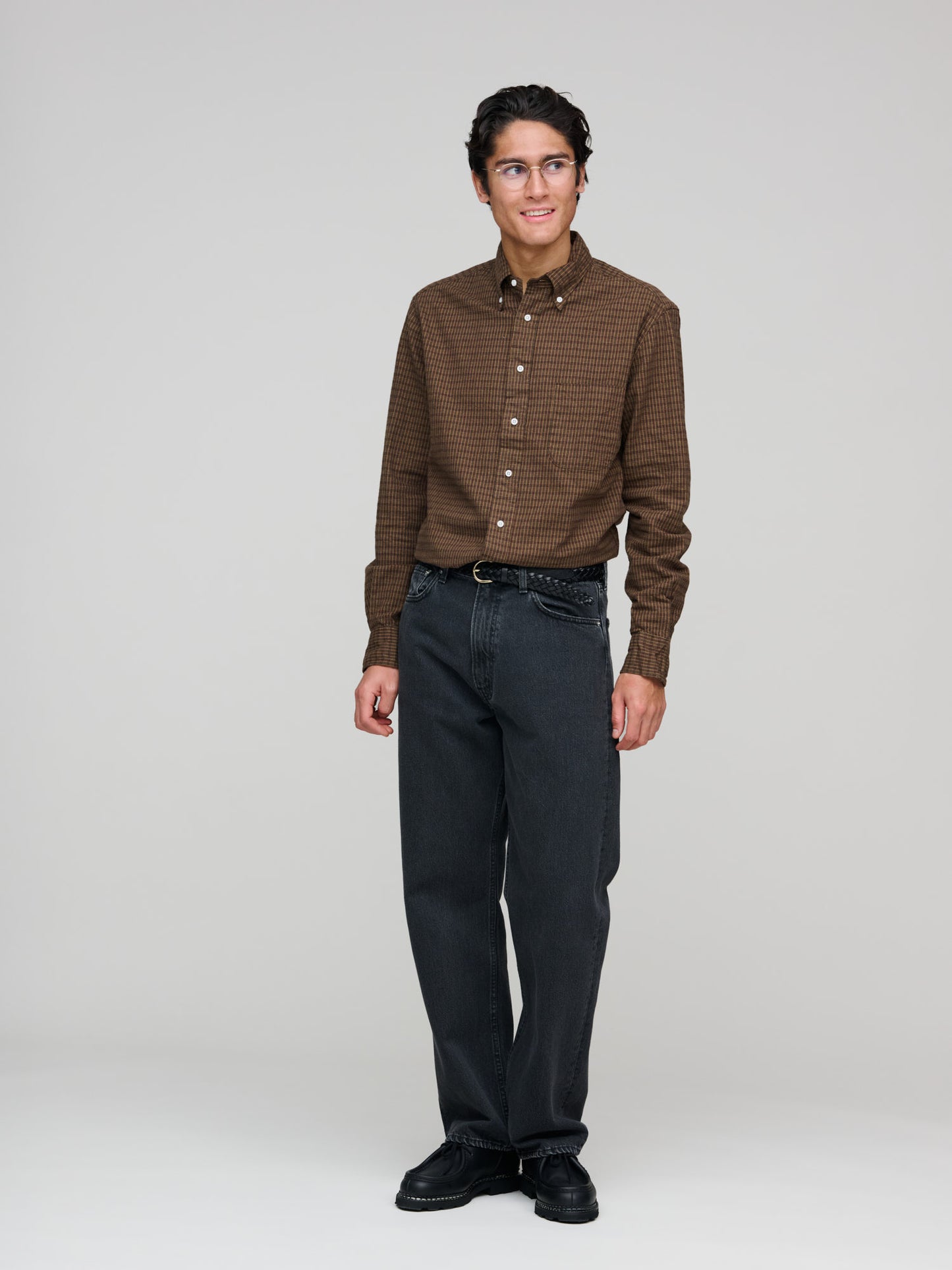 GOODS Special Check Flannel, Brown