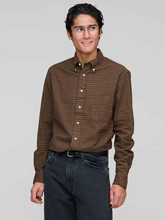 GOODS Special Check Flannel, Brown