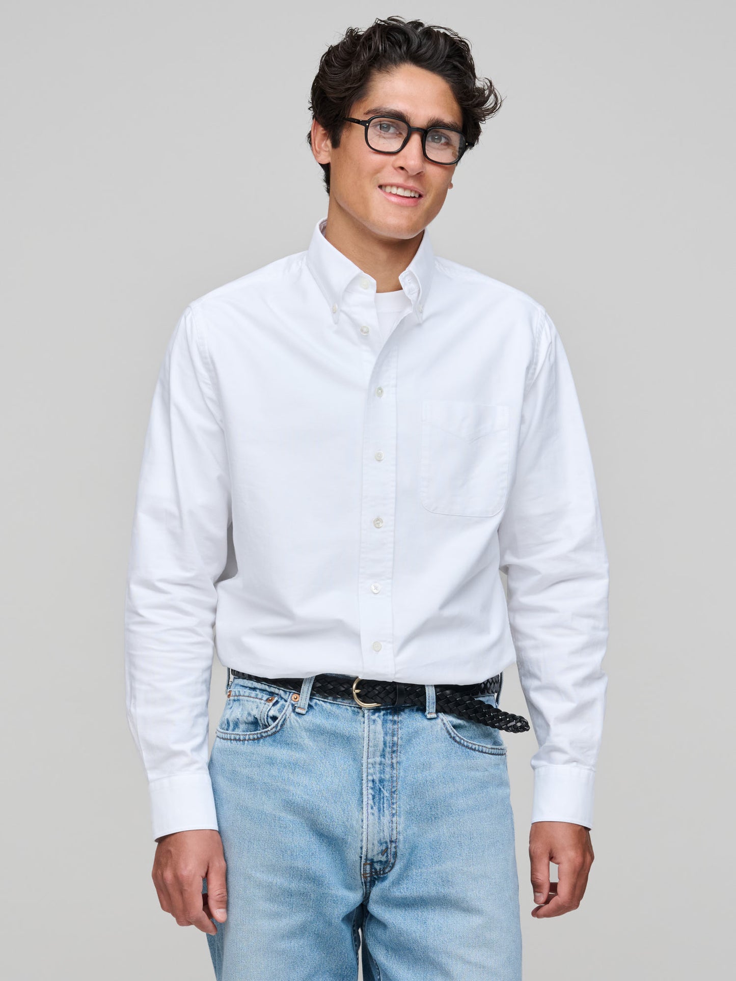American BD Oxford Shirt, White