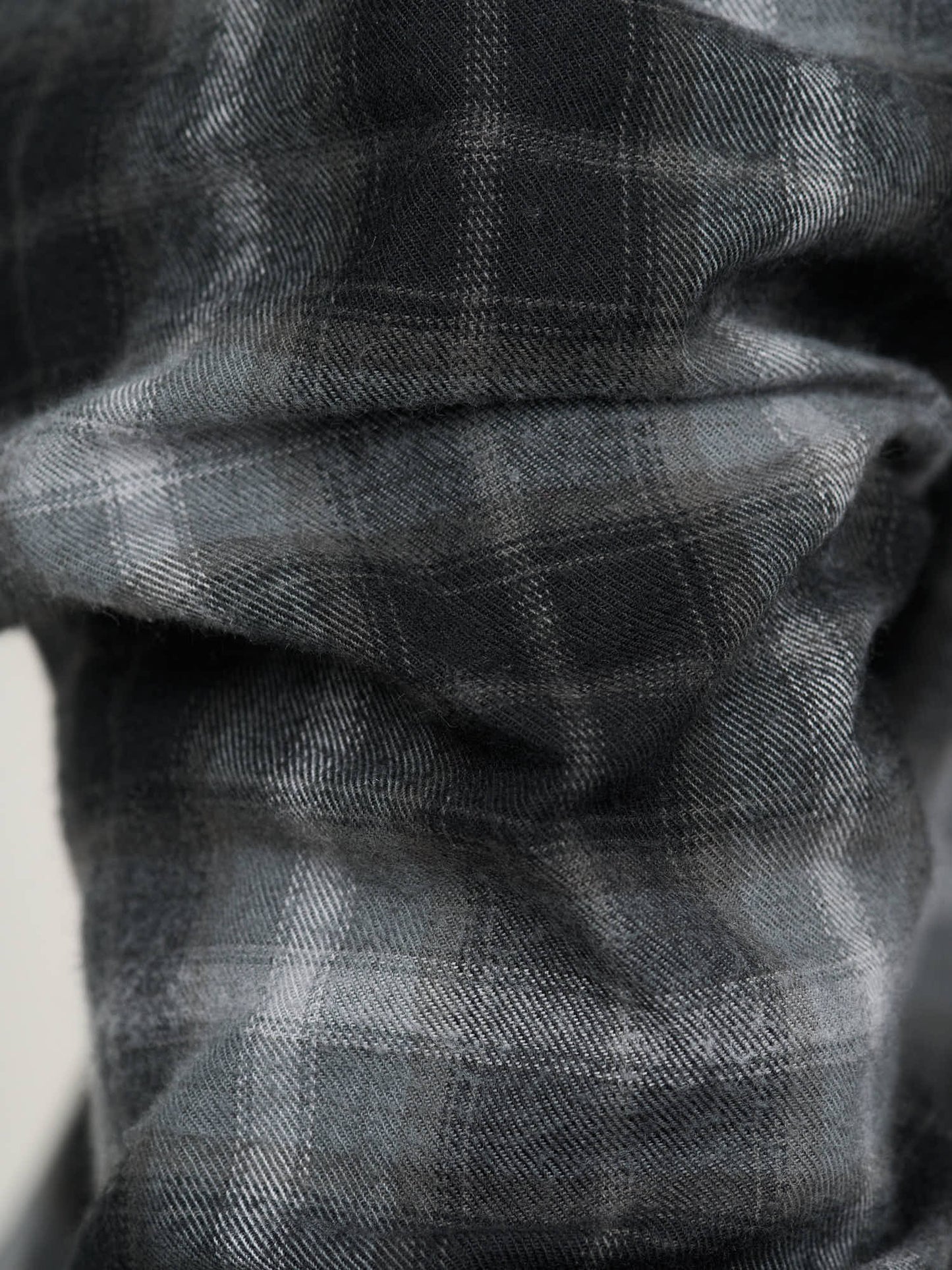 Duty Shirt Flannel Shadow Check, Charcoal