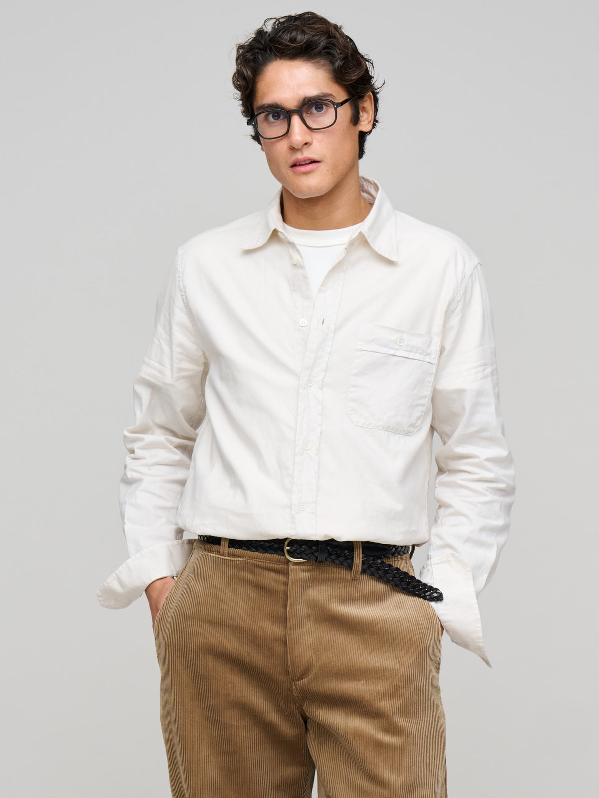 Faziol Trussa Shirt, Avorio