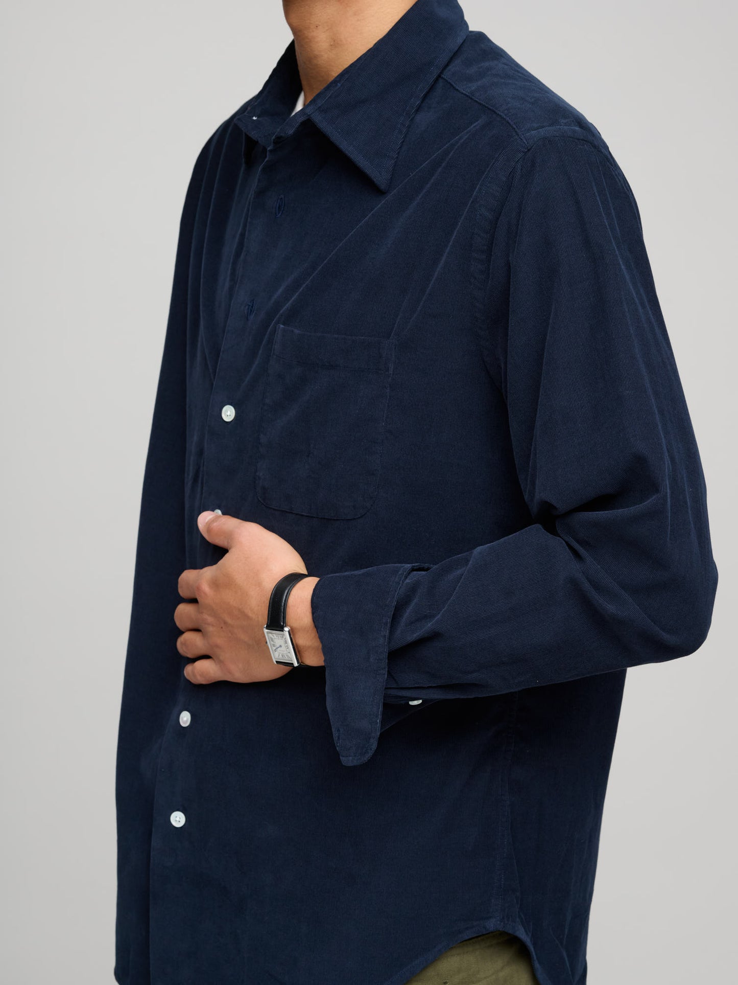 Duty Shirt Super Fine Corduroy, Dark Navy