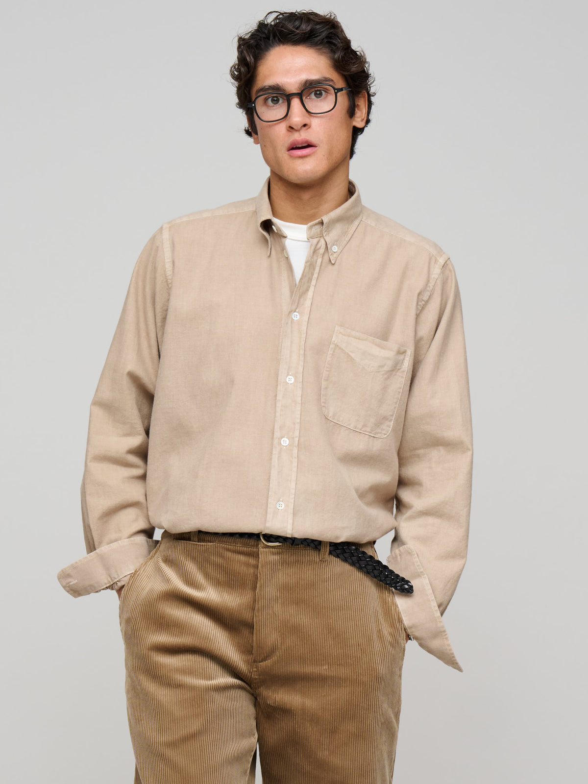 Camison Vaj Shirt, Beige