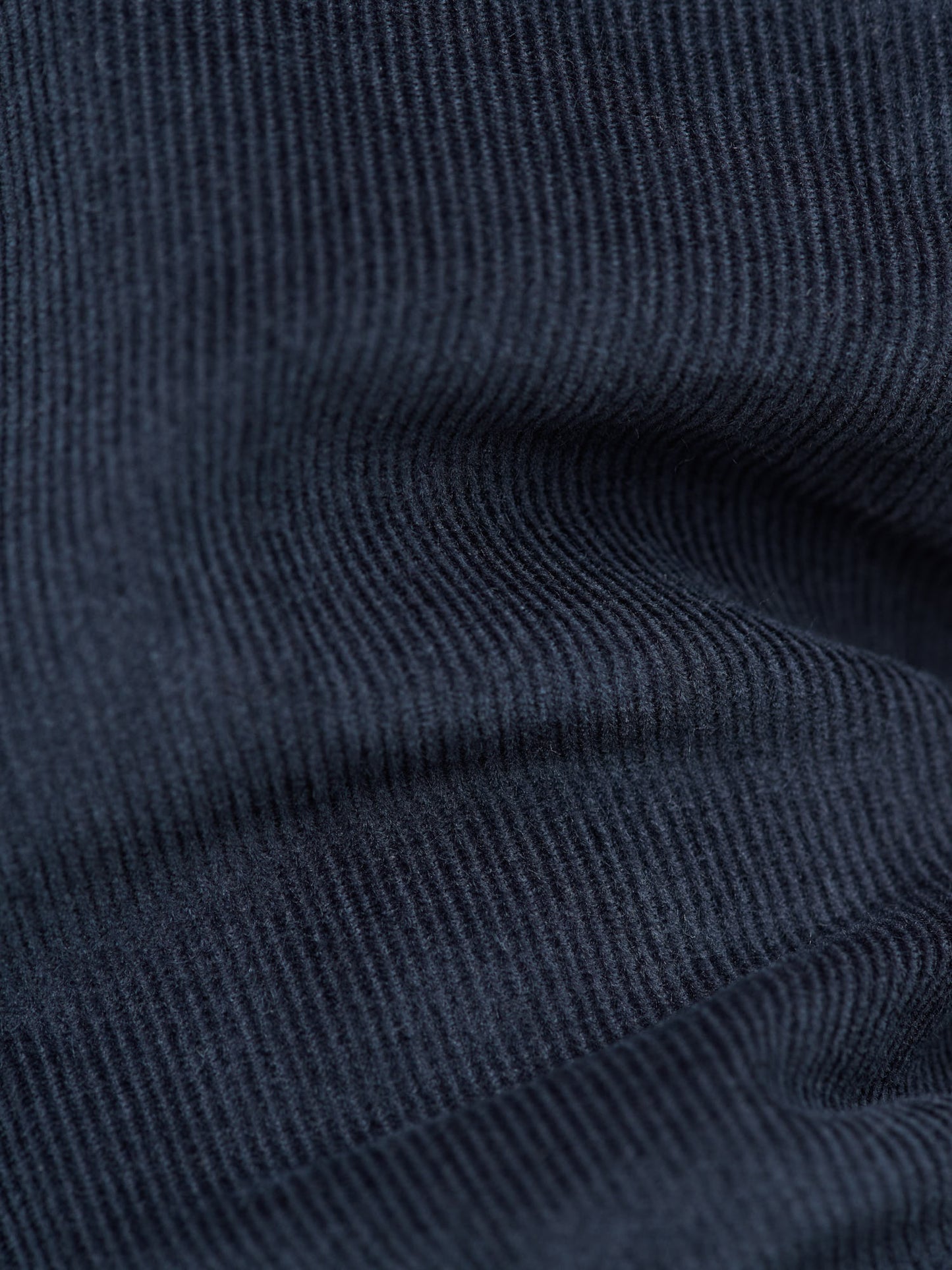 Drake's for GOODS, Needlecord BD Curved Pocket Shirt, Navy