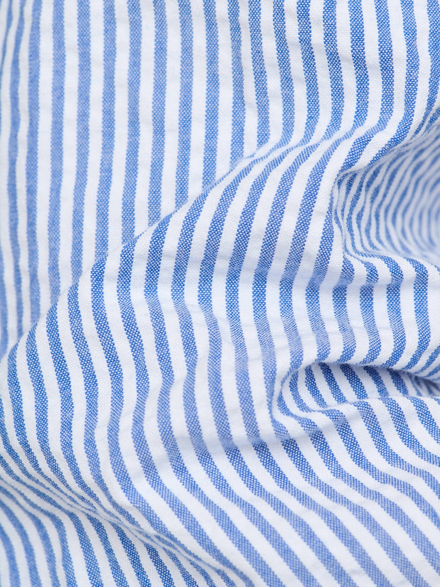 Seersucker Striped Shirt, Blue