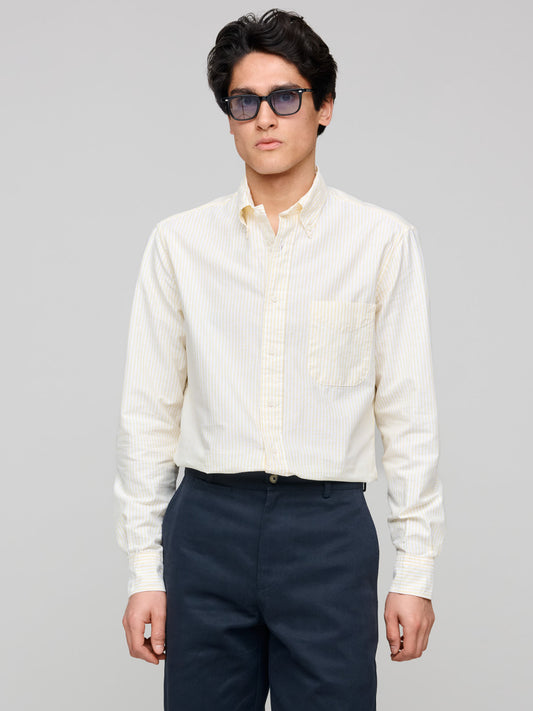 Spring Oxford, Yellow Stripe