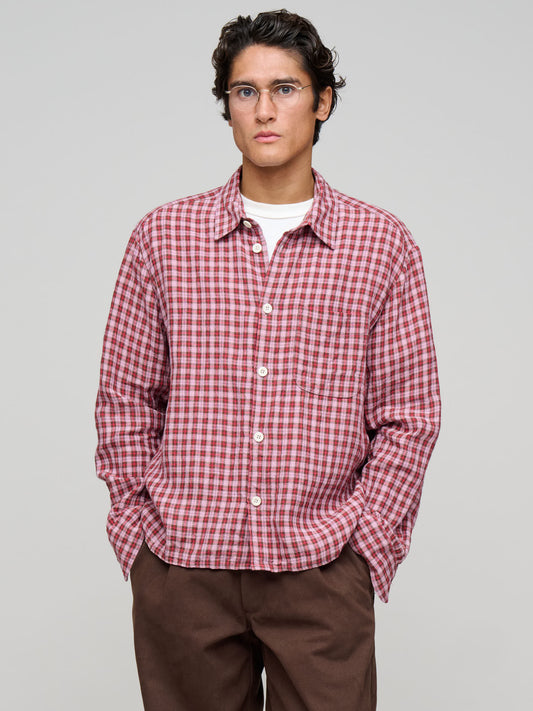 Farmer Shirt Irish Linen, Sunrise