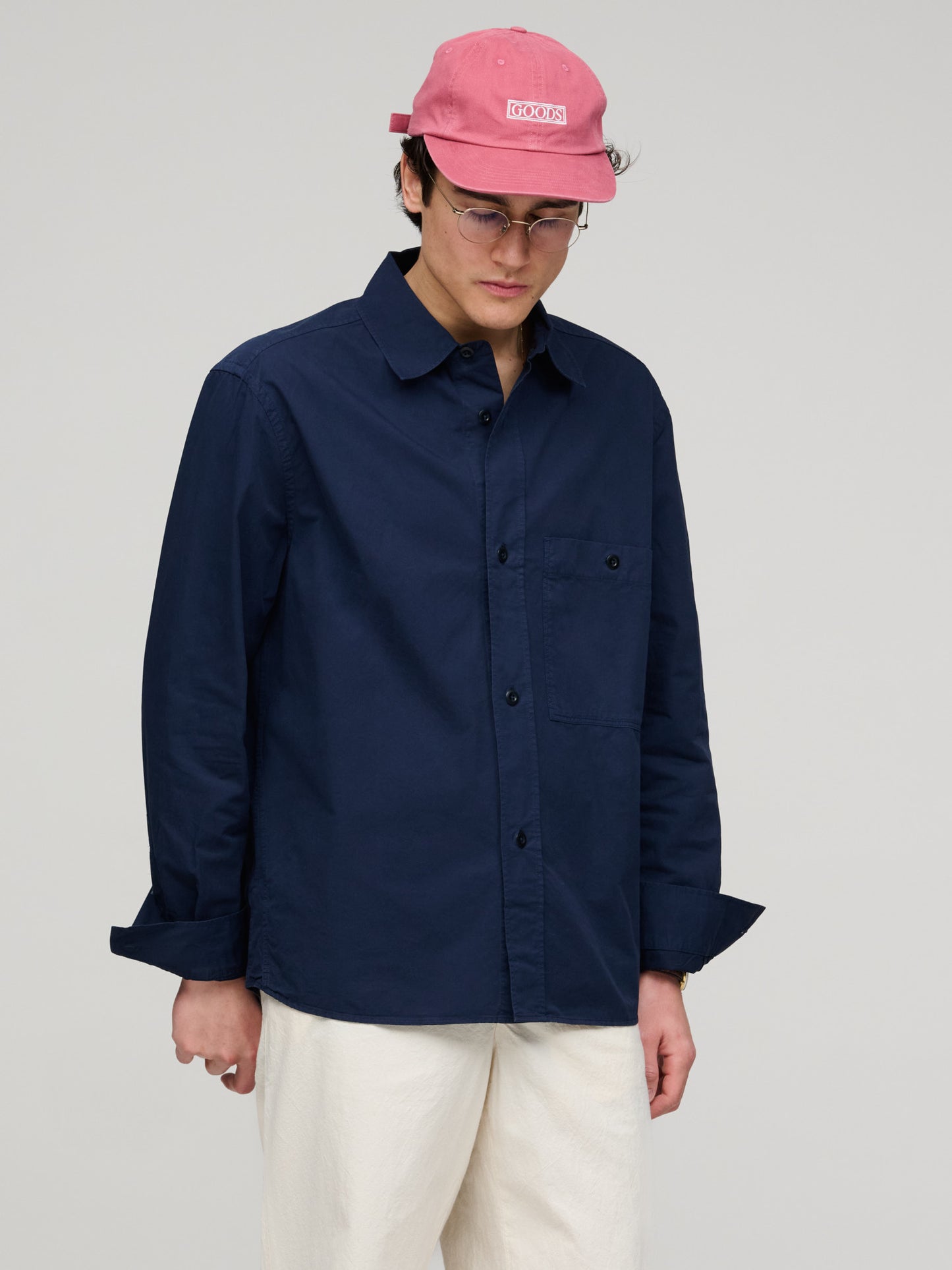 Overall Shirt Dry Cotton Twill, Midnight