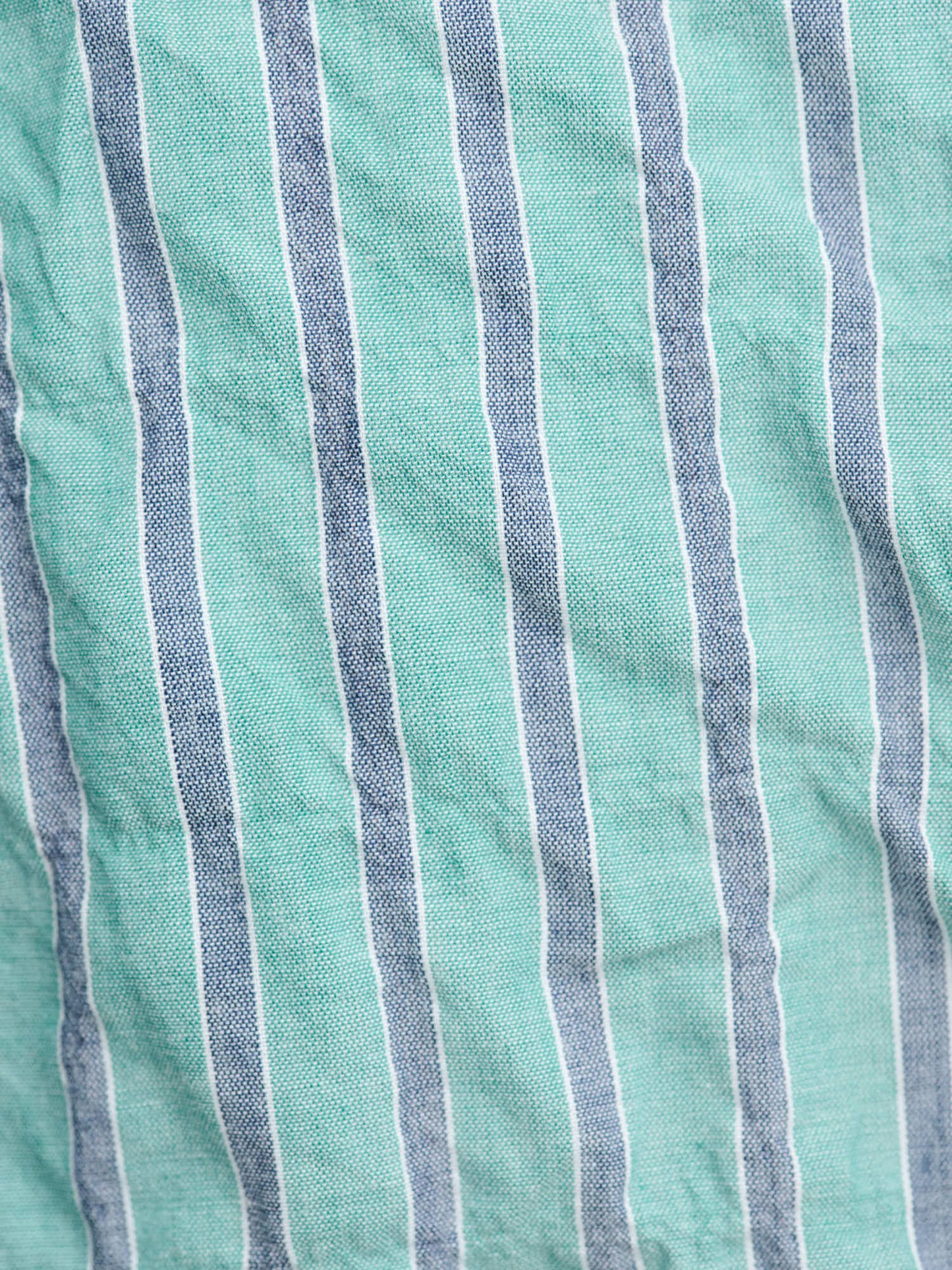 Japanese Awning Stripe, Green/Navy