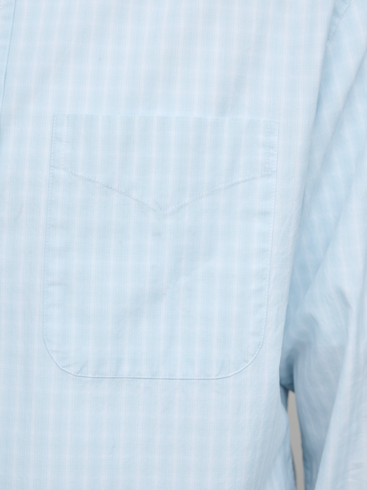 American BD Lightweight Shadow Check, Soft light Blue/Ecru