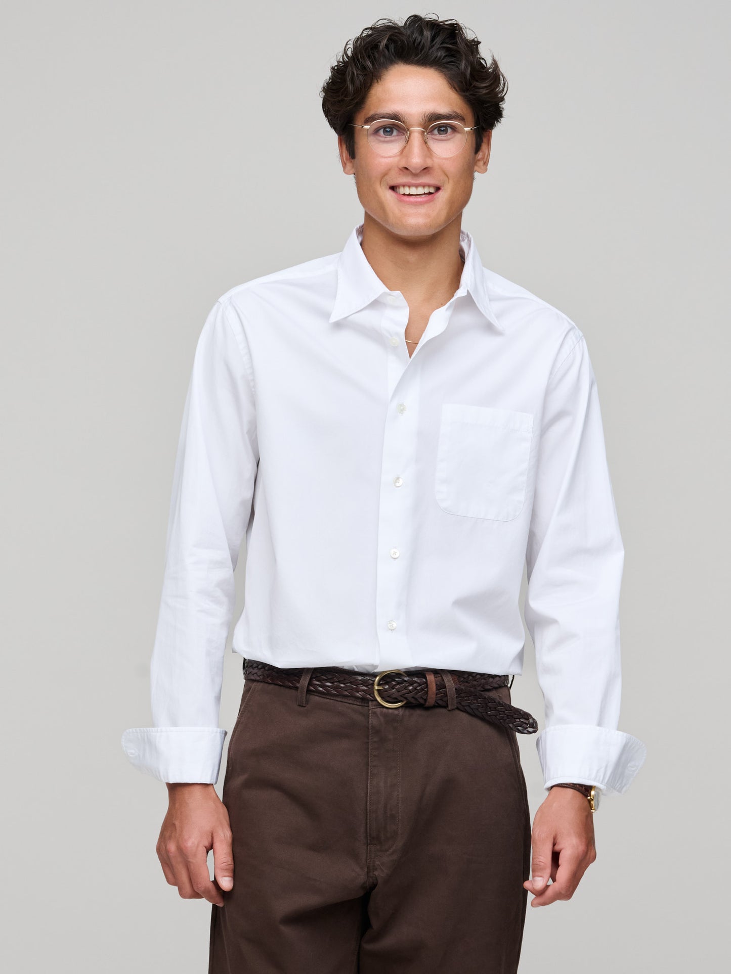 Duty Shirt Poplin, White