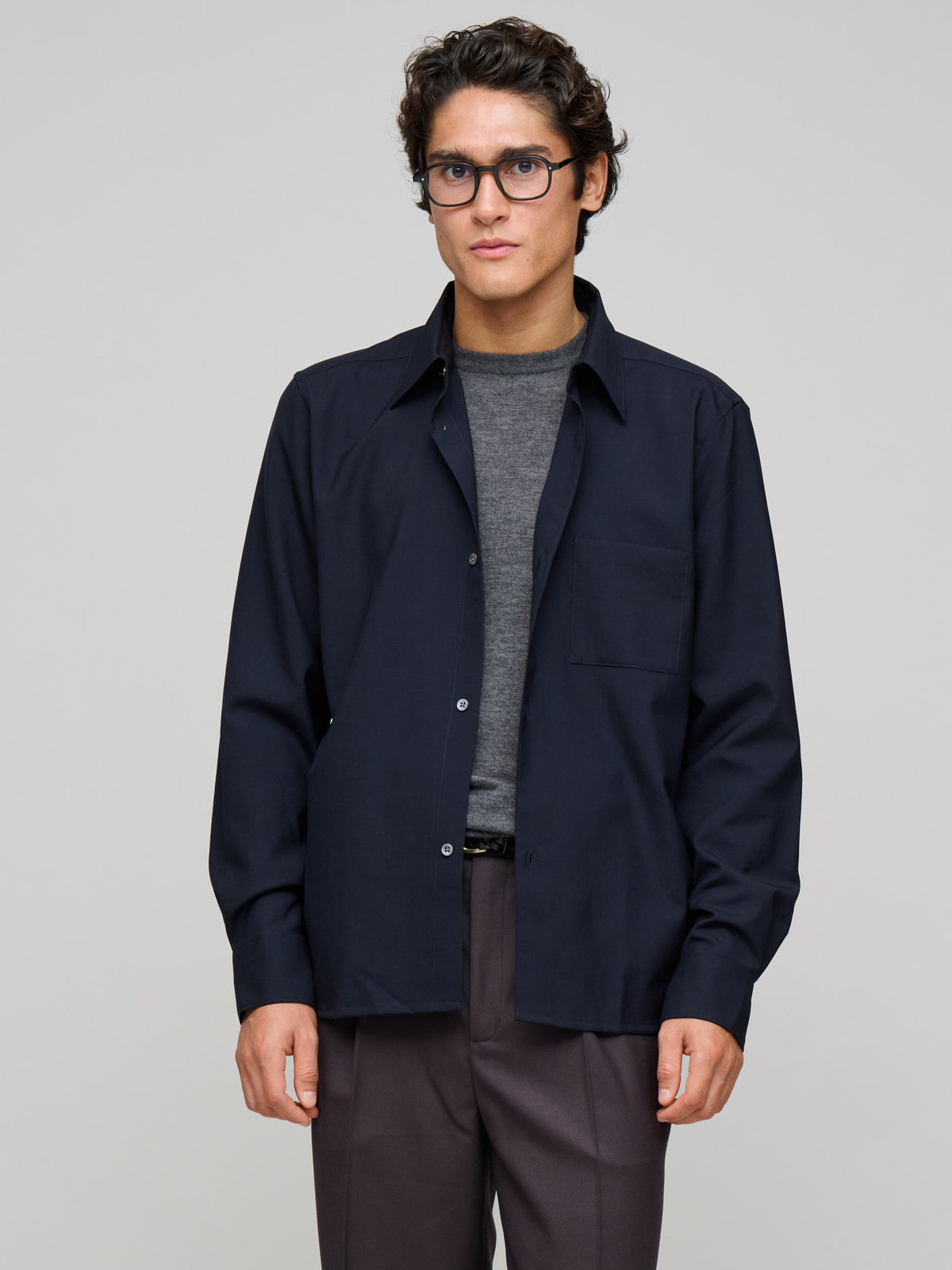Dinner Shirt Super 100, Midnight