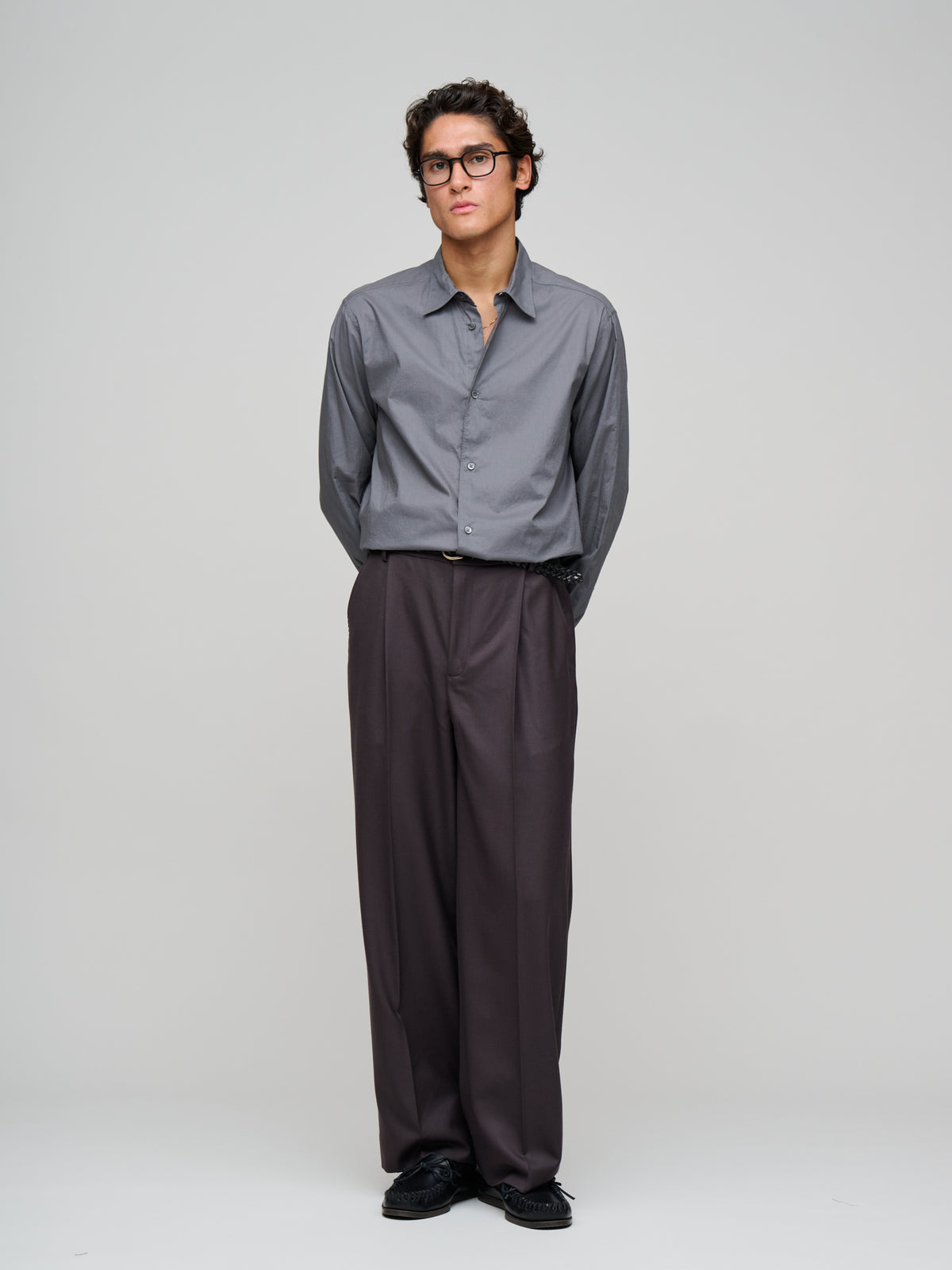 Volume Shirt Wash Cot, Charcoal