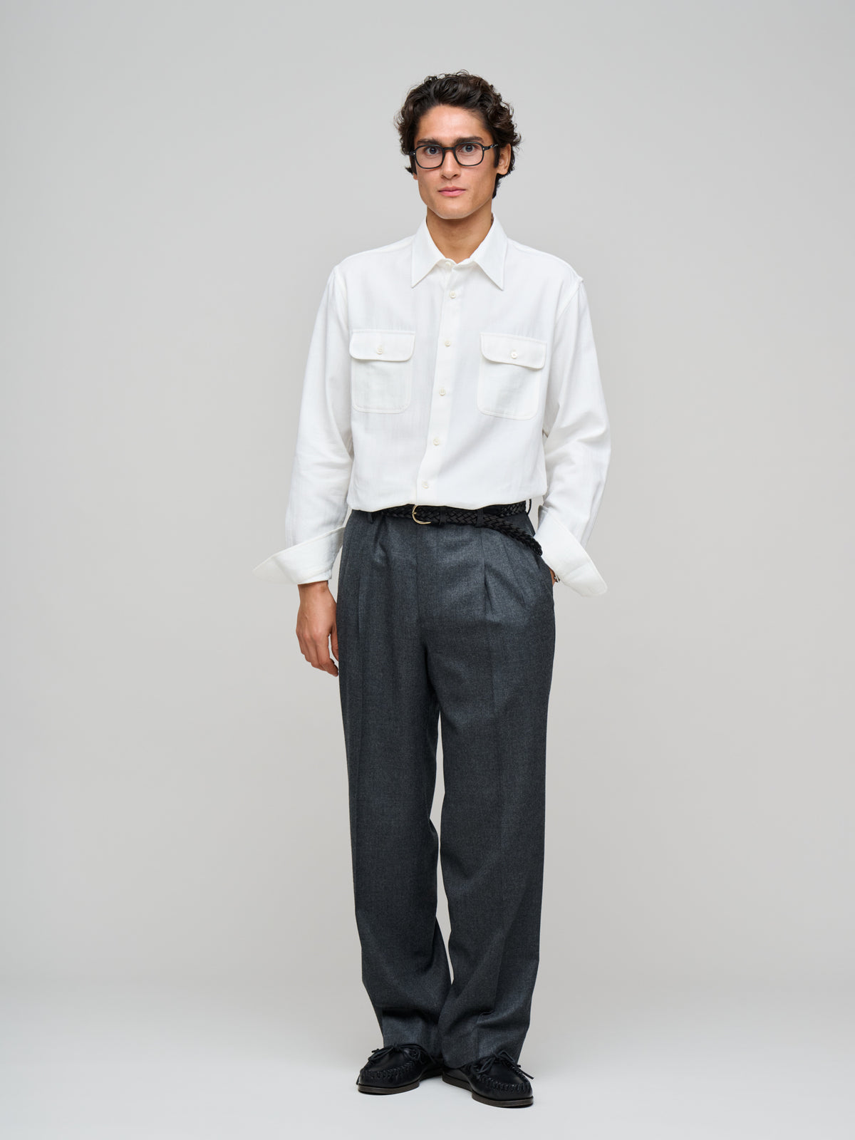 Artist Shirt Cotton & Hemp, White