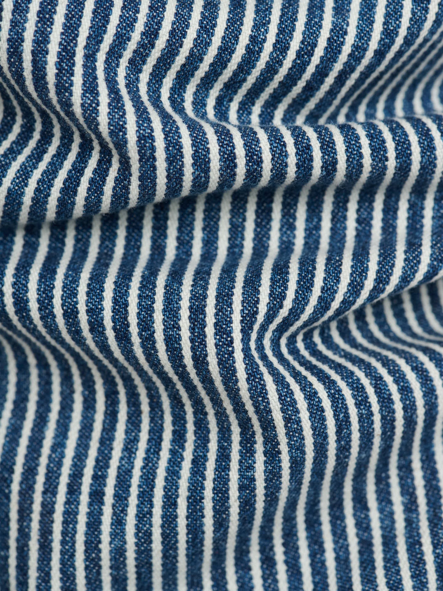Seersucker Stripe Drawstring Short, Navy & White