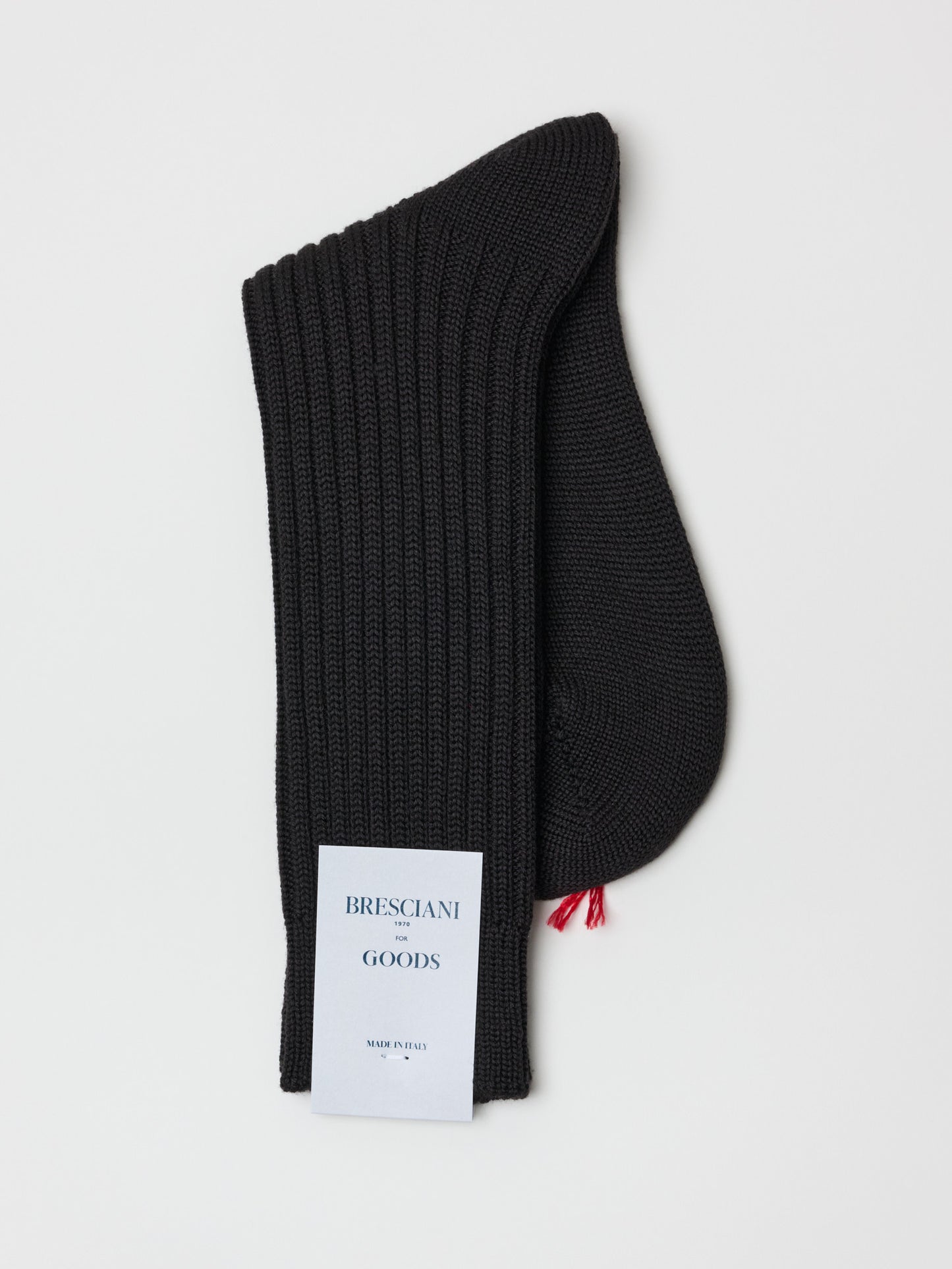 Heavy Ribbed Wool Socks, Coffee
