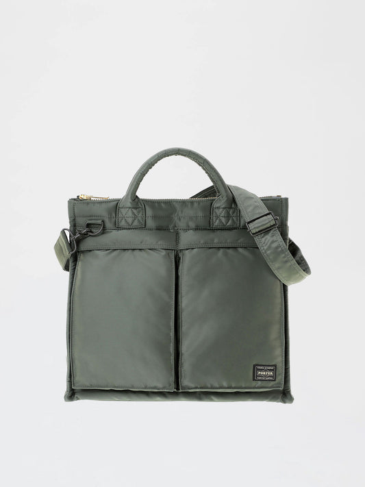 New Tanker Square Tote Bag (L), Sage Green