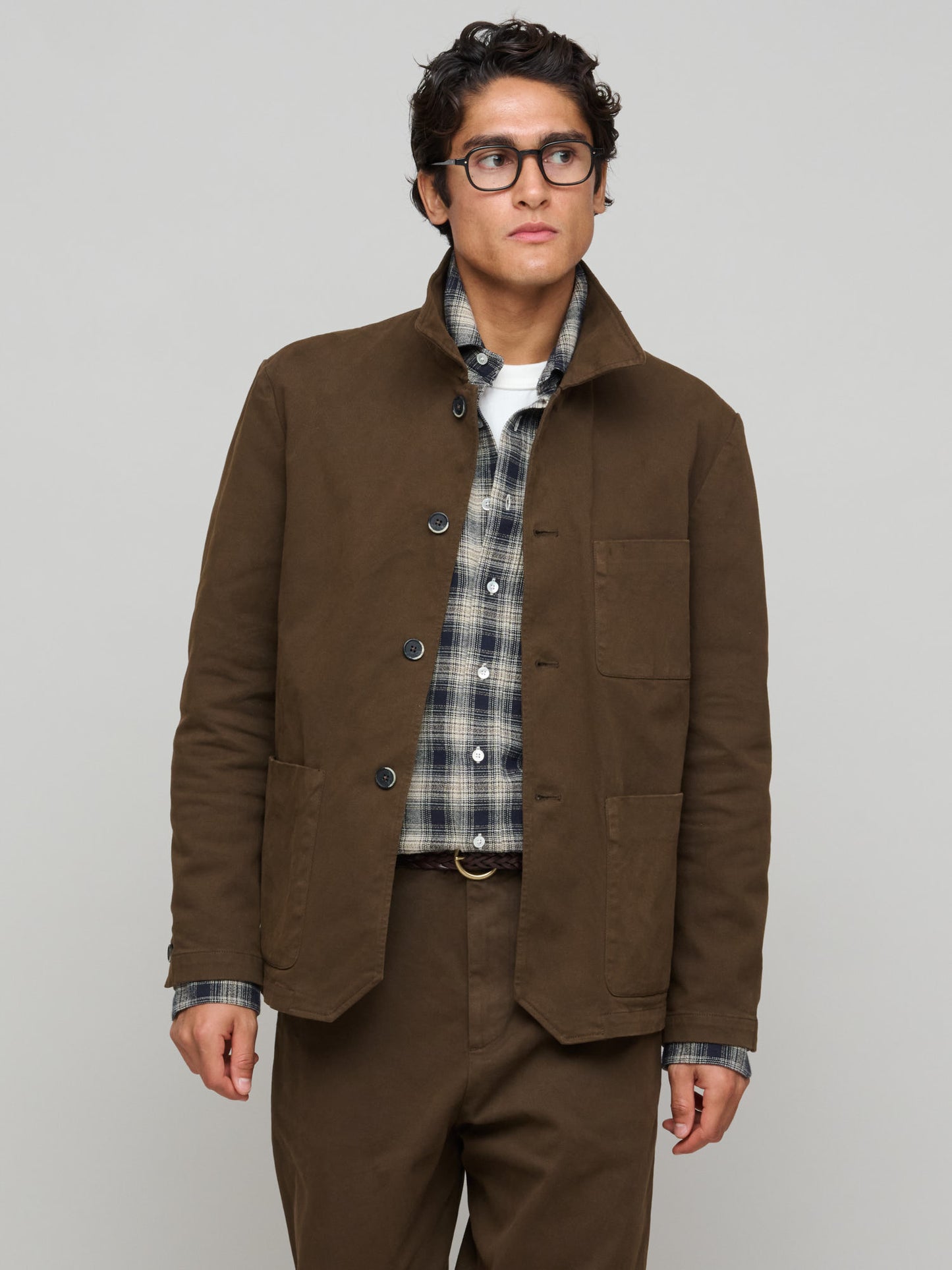 Visal Mante Overshirt, Toffee