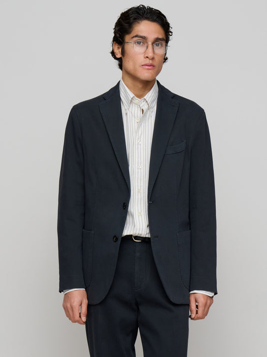 Cotton Twill K-Jacket, Dark Navy