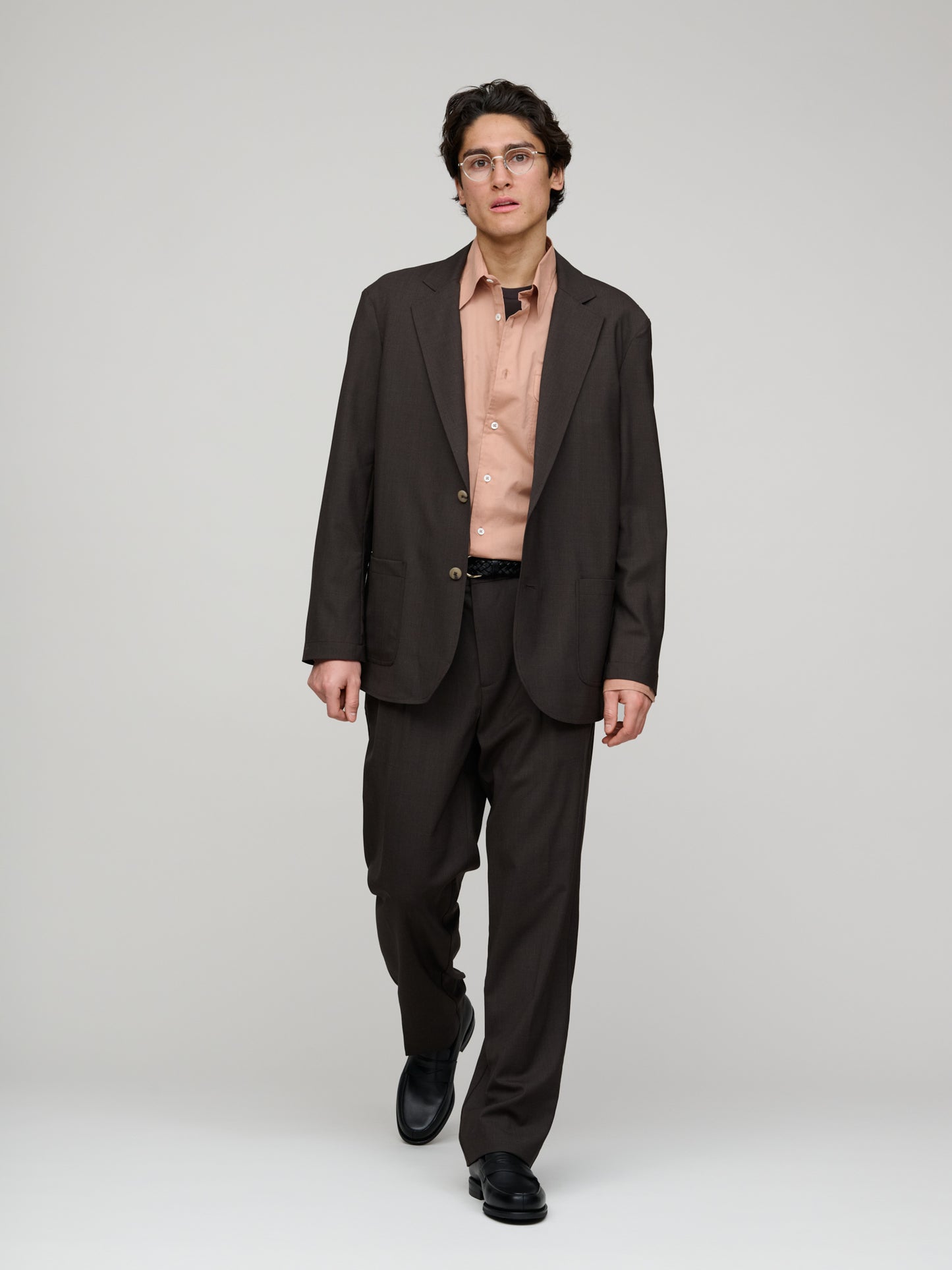 Writer's Jacket Wool, Dark Brown