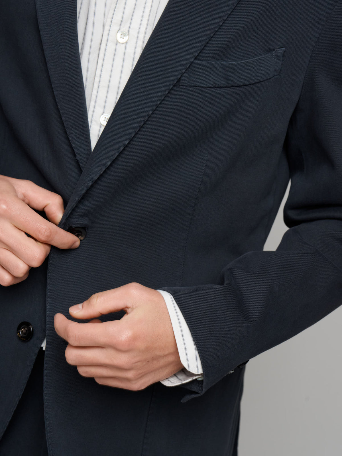 Cotton Twill K-Jacket, Dark Navy
