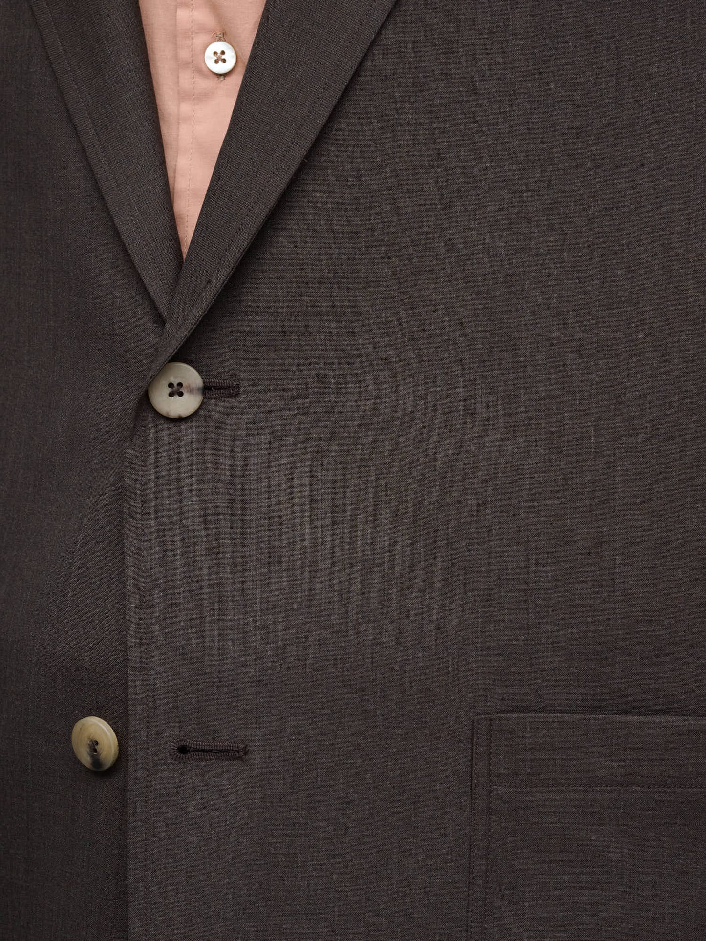 Writer's Jacket Wool, Dark Brown