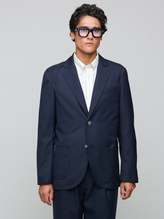 Essential Jacket Wool, Dark Navy