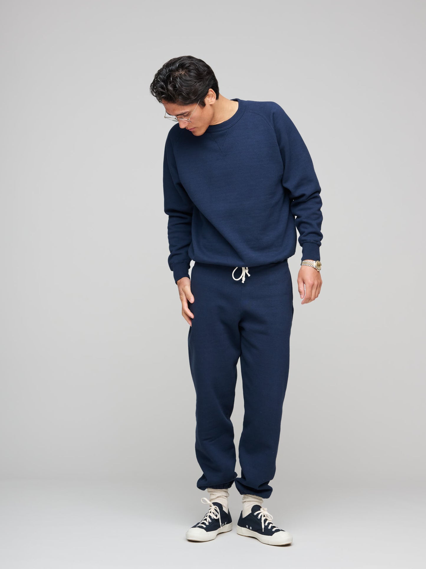 Pe'ahi Sweatpant Japanese Brushed Fleece, Dark Navy