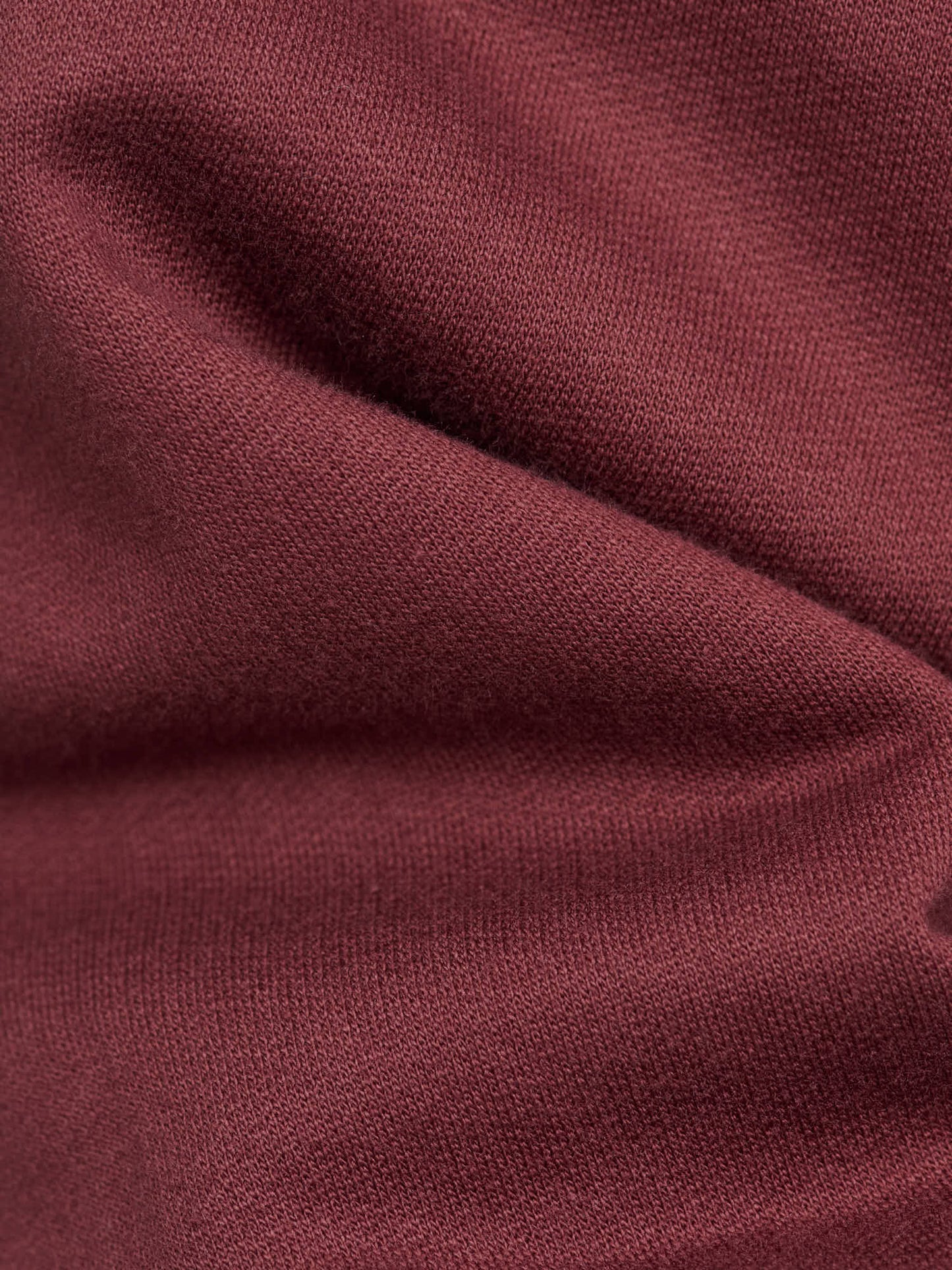 Super High Gauge Sweat Zip Blouson, Burgundy