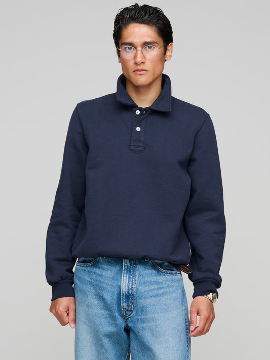 Jersey Polo, Vintage Navy
