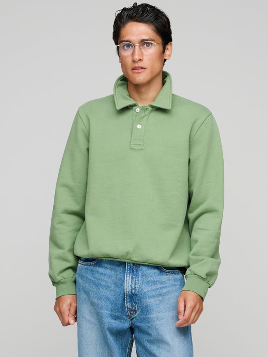 Jersey Polo, Vintage Green