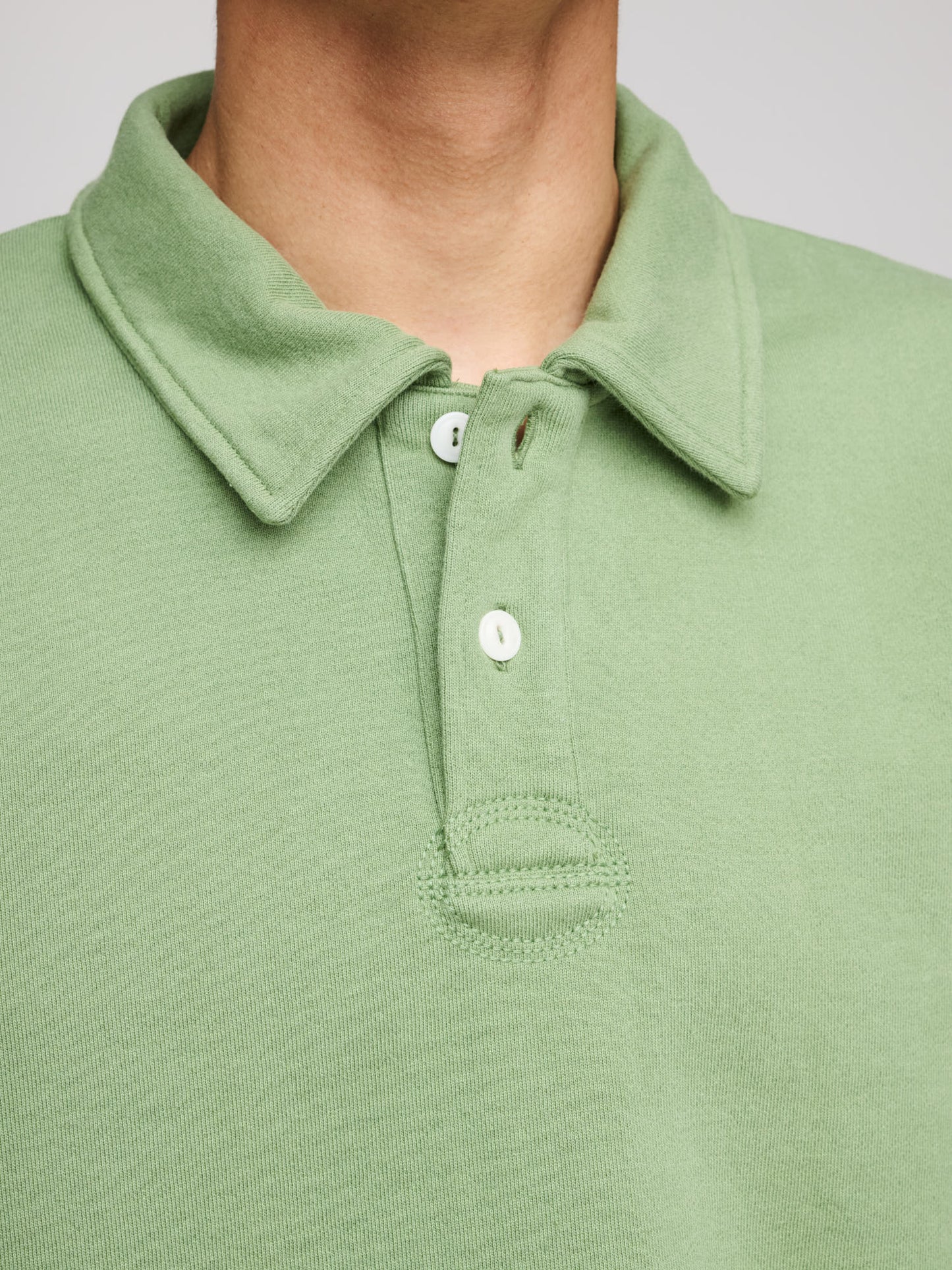 Jersey Polo, Vintage Green