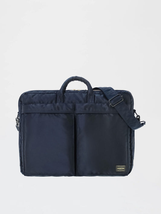 New Tanker 2Way Document Bag Double Zip, Navy