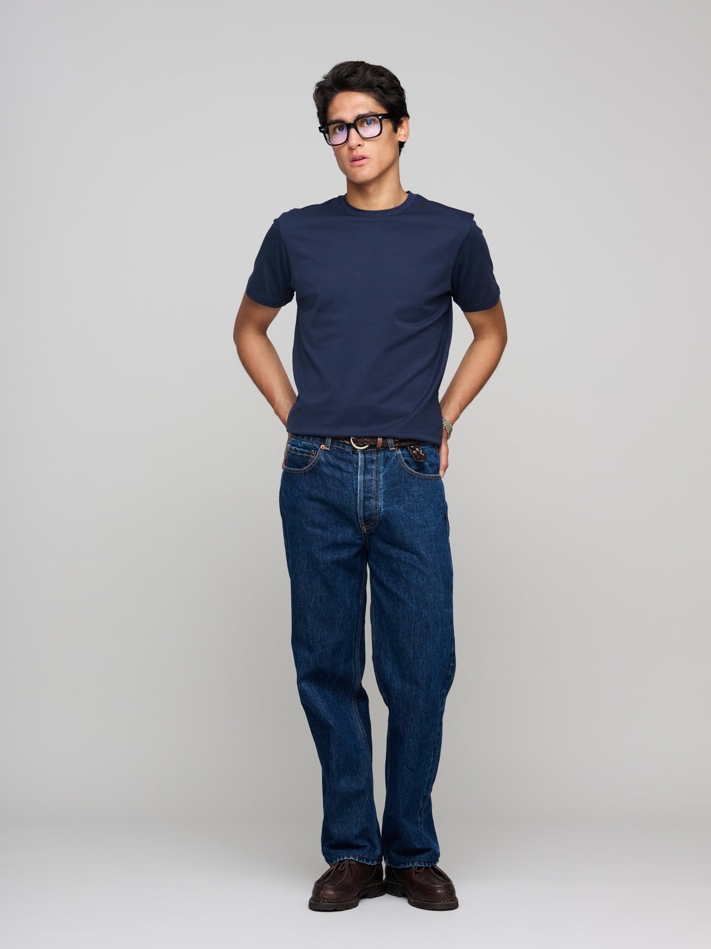 Riviera Midweight T-Shirt, Navy