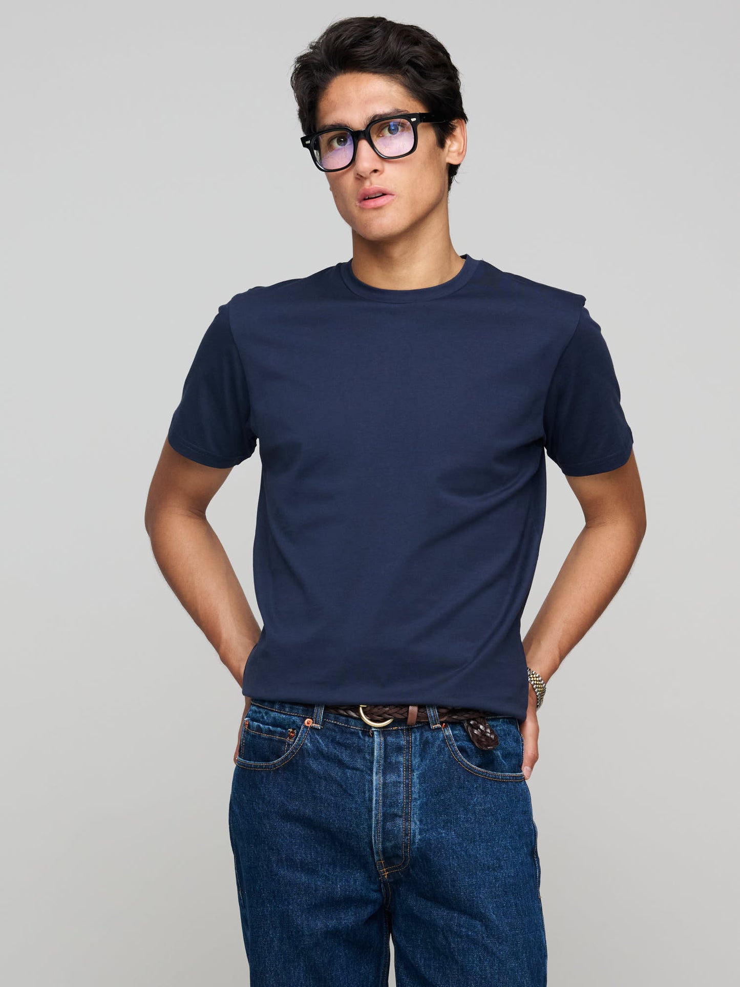 Riviera Midweight T-Shirt, Navy