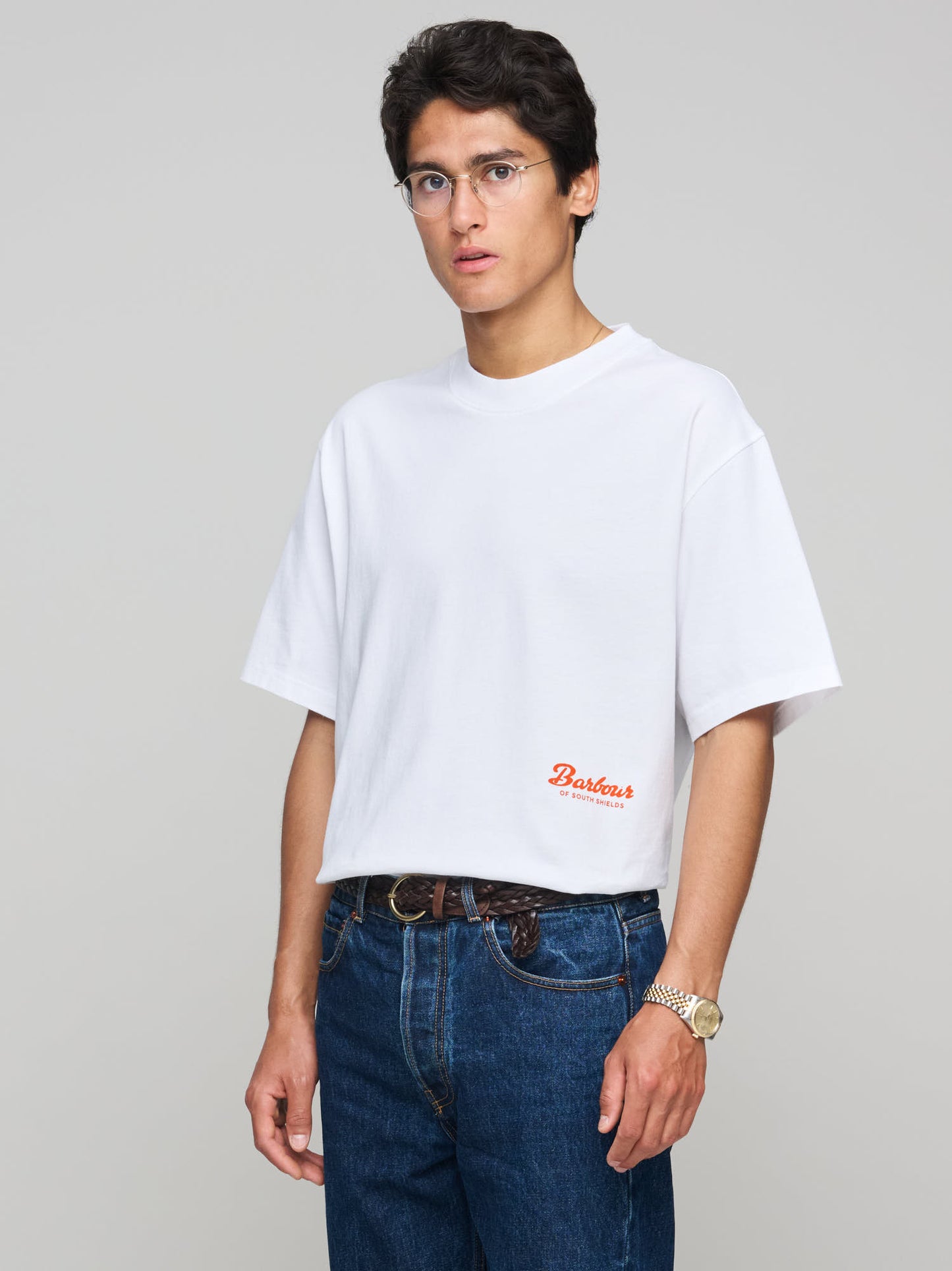 Bayard Oversized Graphic T-shirt, White