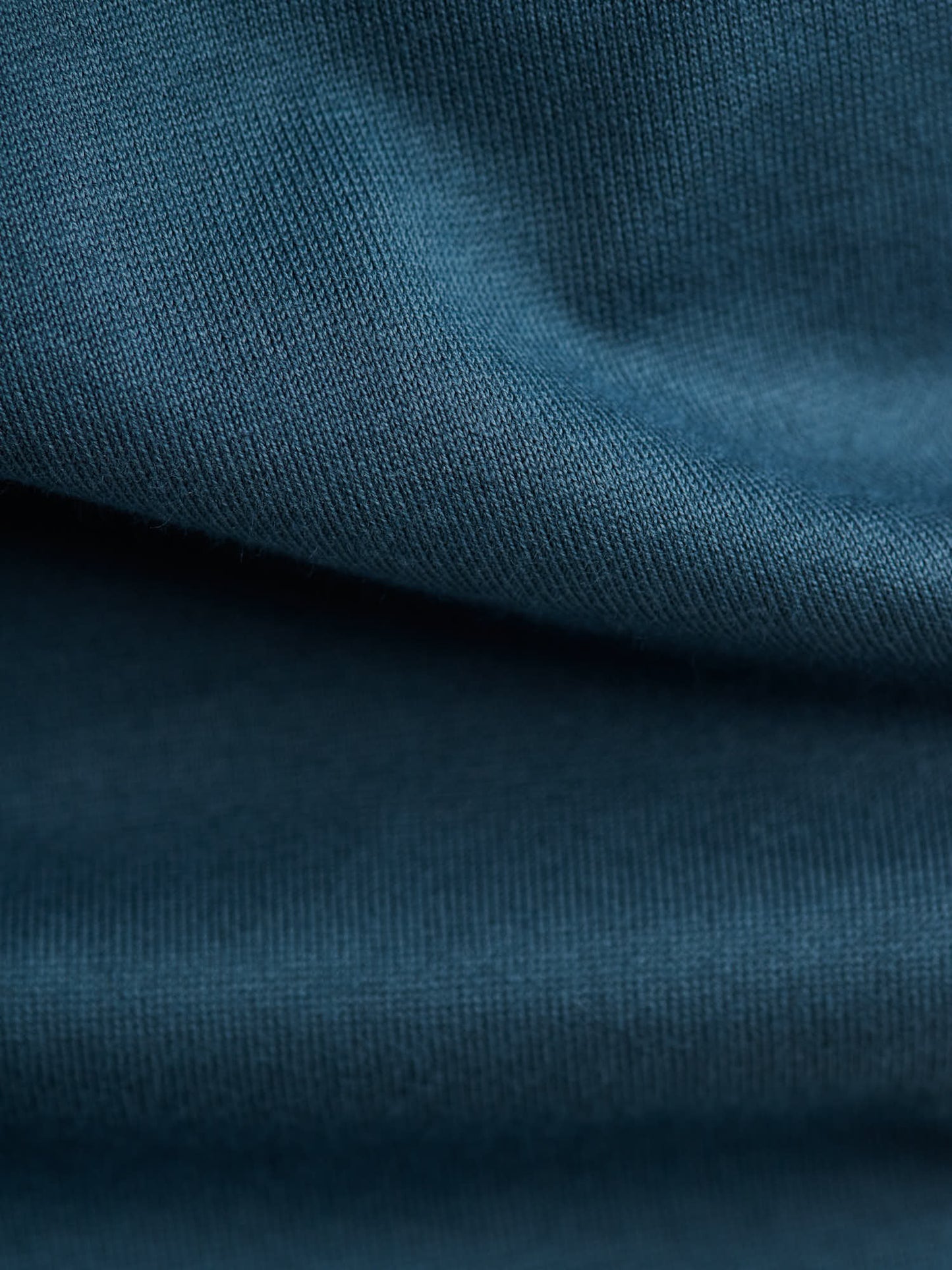 Luster Plaiting L/S Tee, Deep Blue