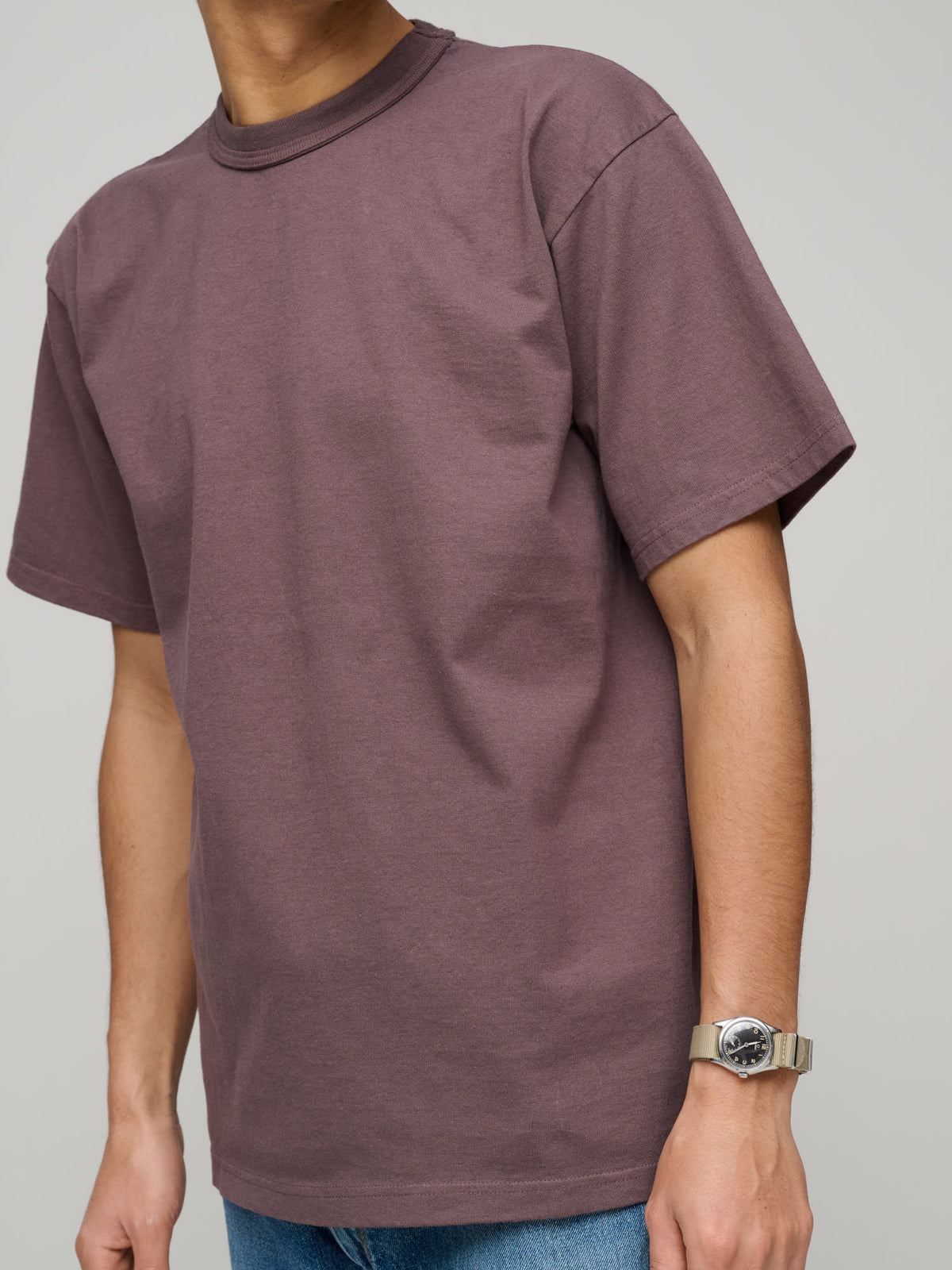 Makaha SS T-Shirt 300gsm Japanese Jersey, Raisin