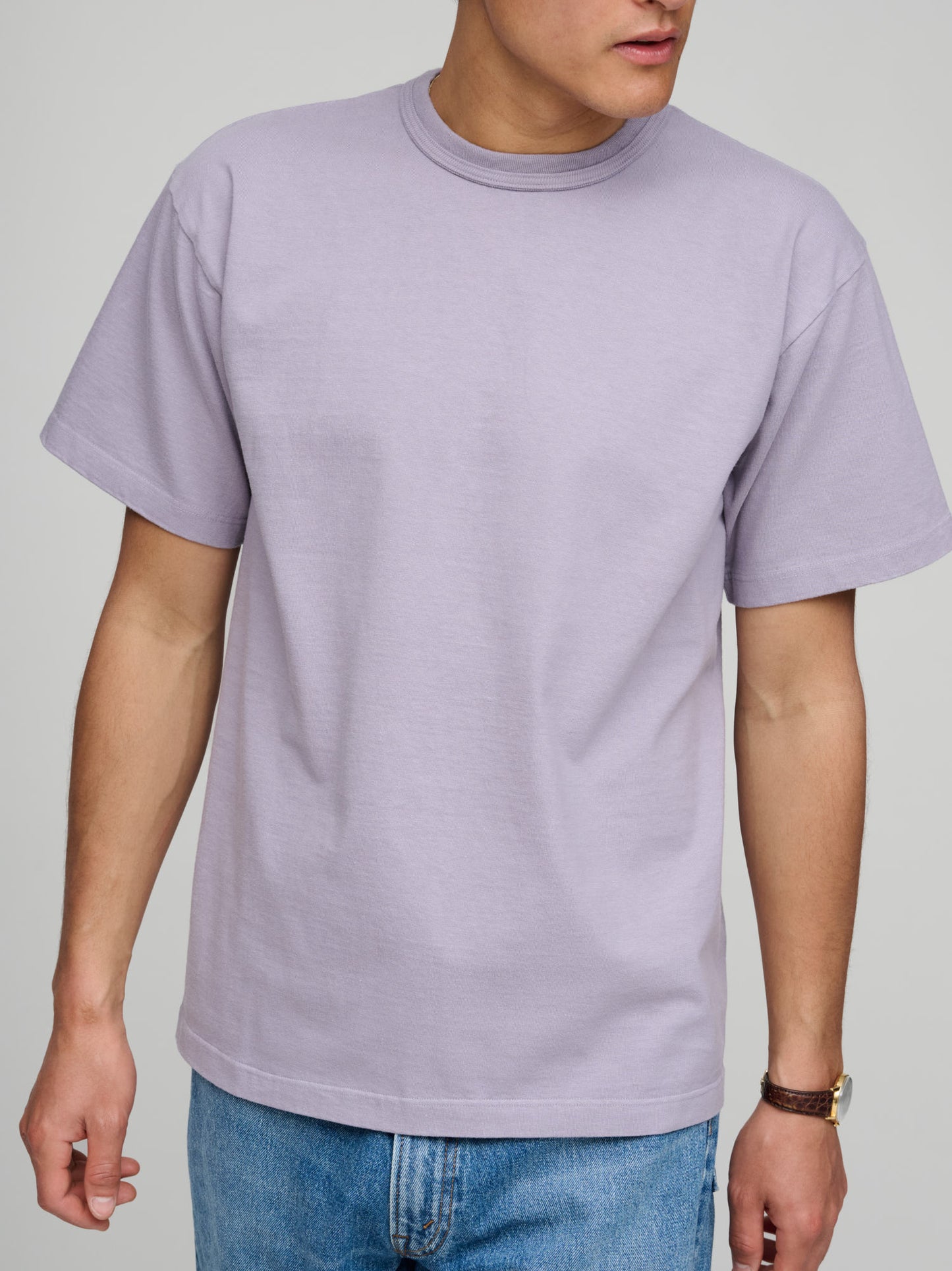 Makaha SS T-Shirt 300gsm Japanese Jersey, Minimal Grey