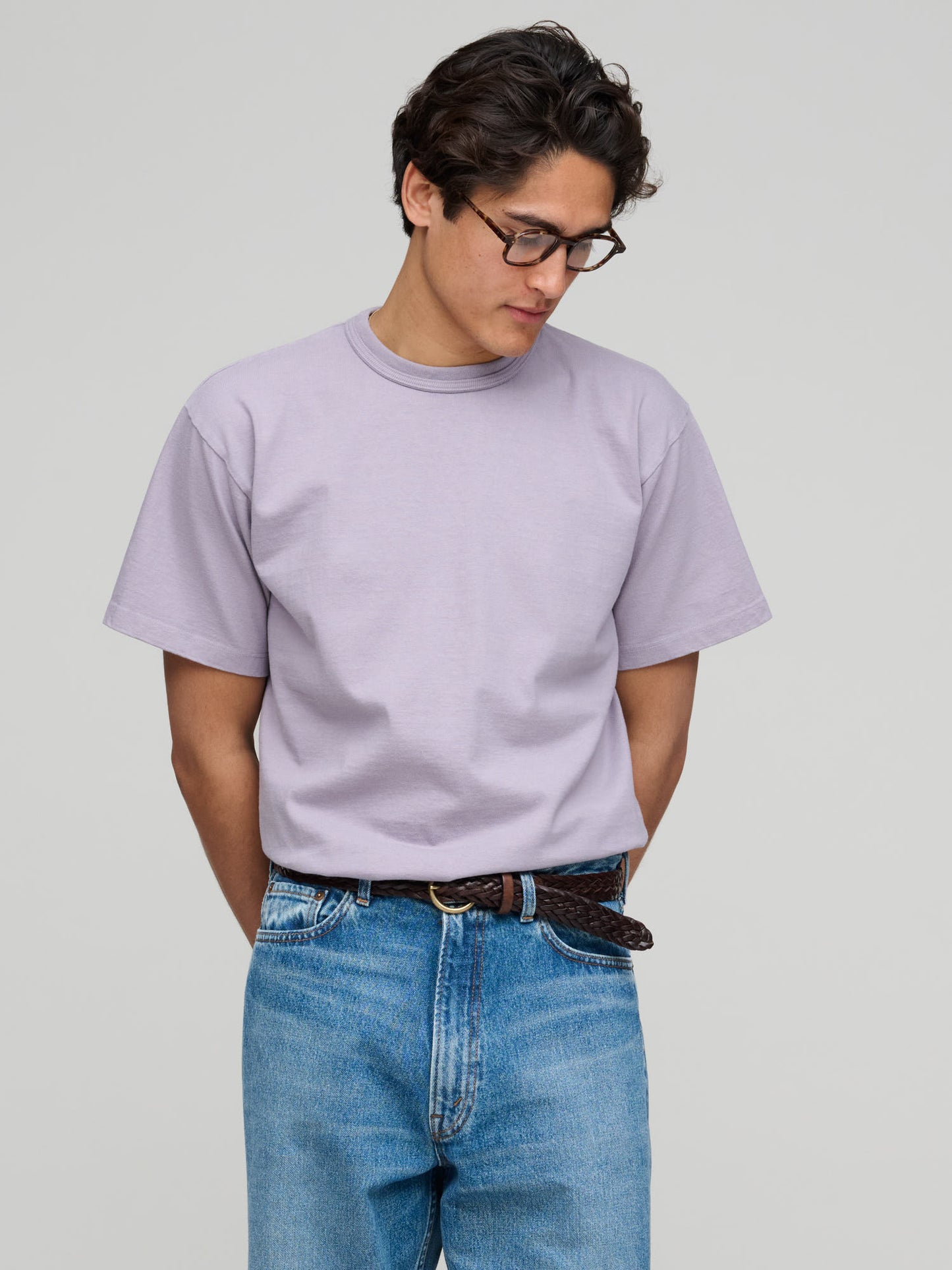 Makaha SS T-Shirt 300gsm Japanese Jersey, Minimal Grey
