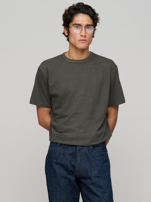 Haleiwa SS T-Shirt 260gsm Japanese Jersey, Beluga