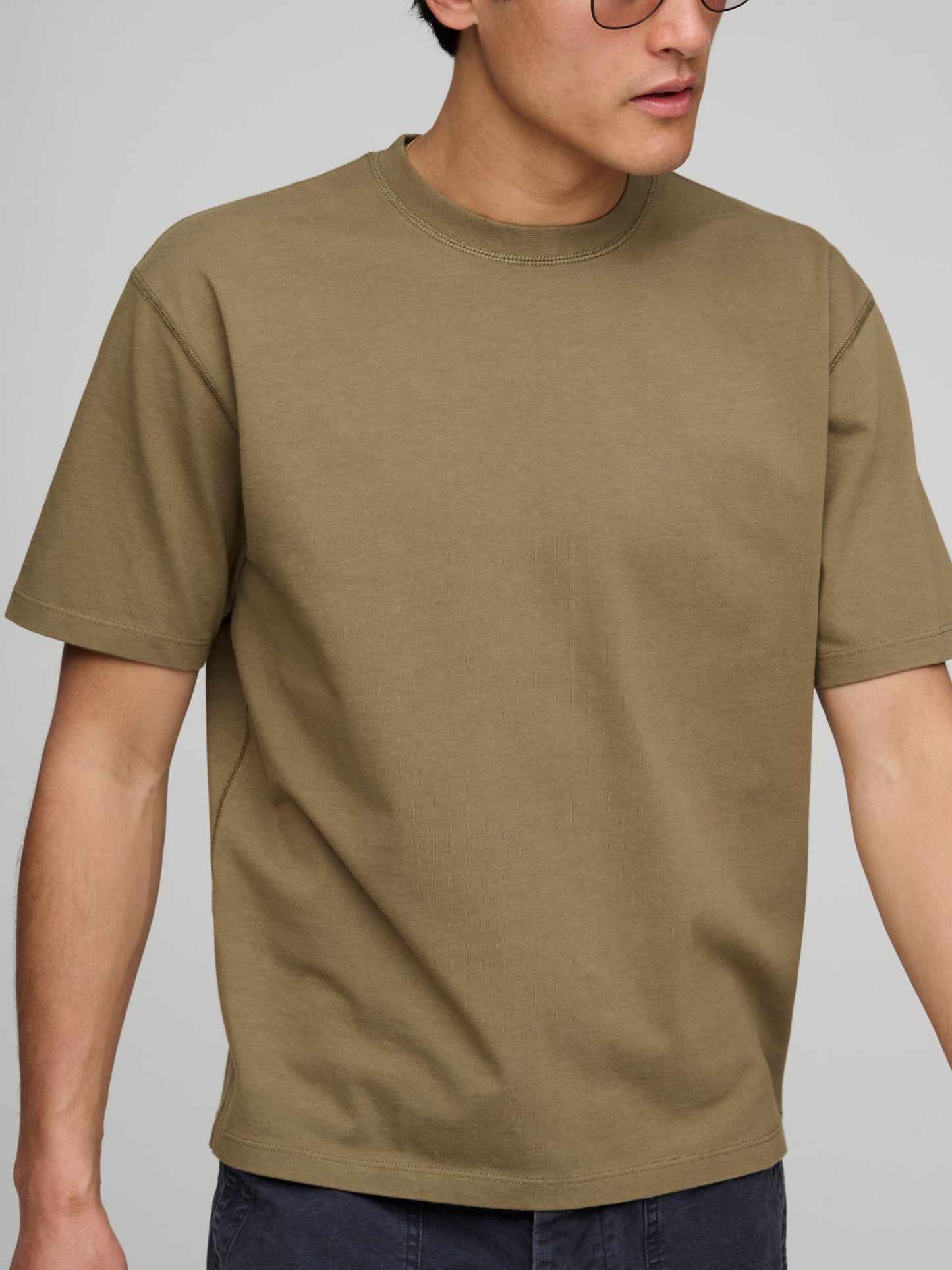 Tea Time Back Print Hiking Tee, Green