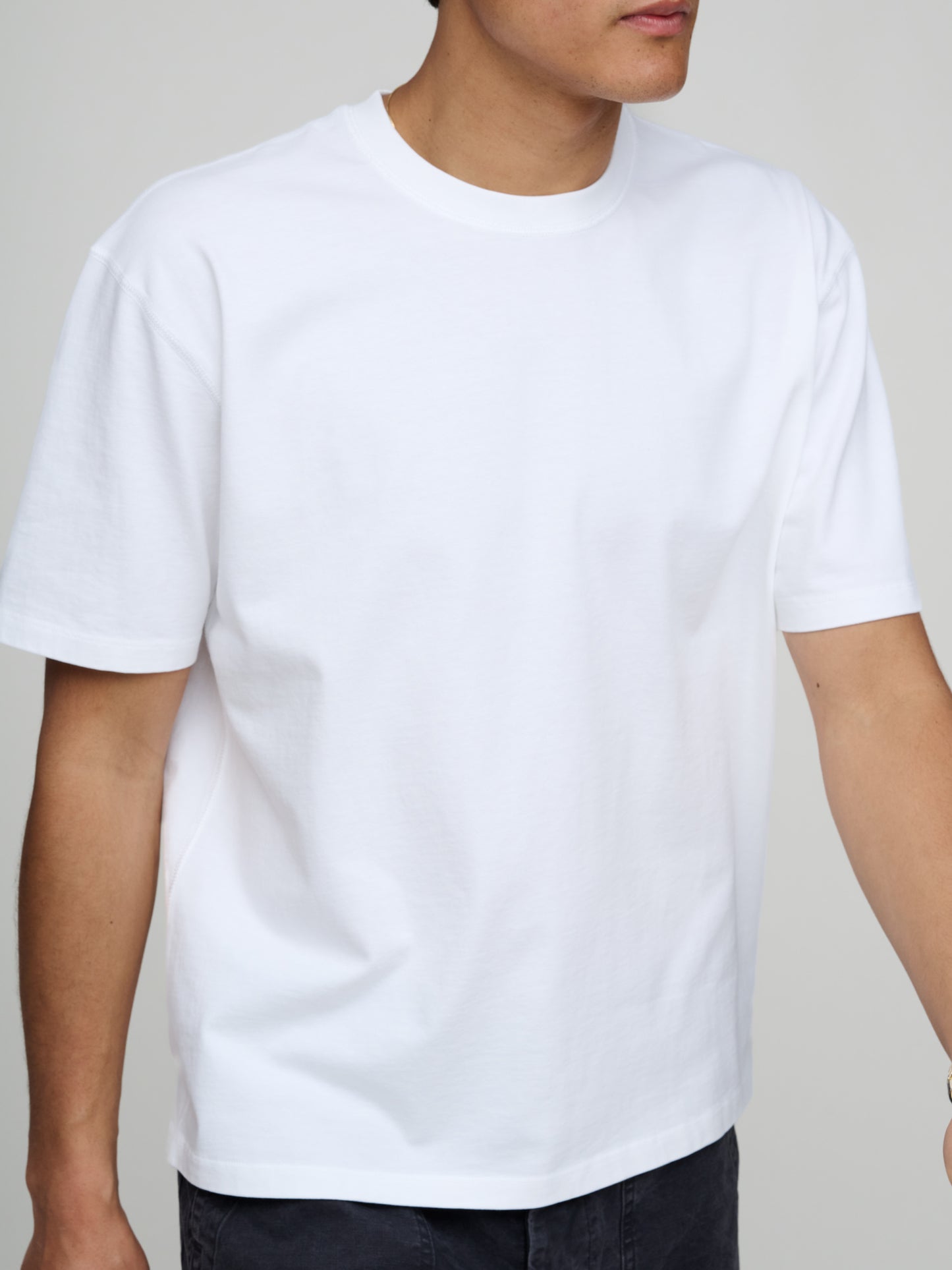6 Tile Back Print Hiking Tee, White