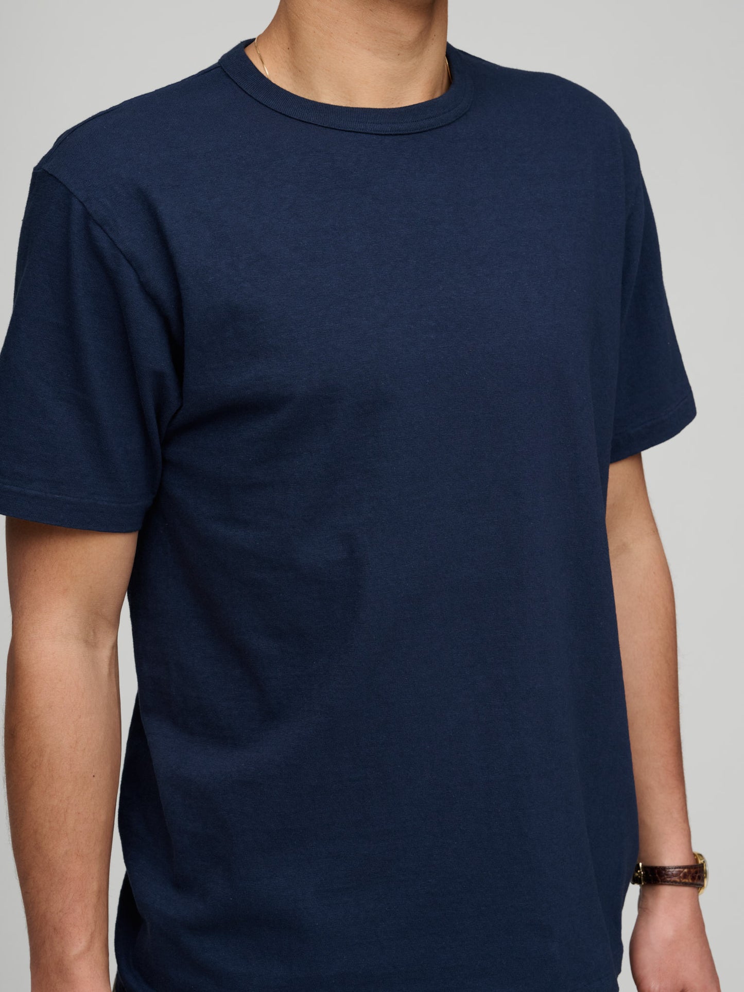 Haleiwa SS T-Shirt 260gsm Japanese Jersey, Dark Navy