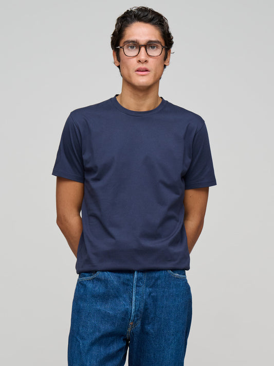 Riviera Midweight T-Shirt, Navy