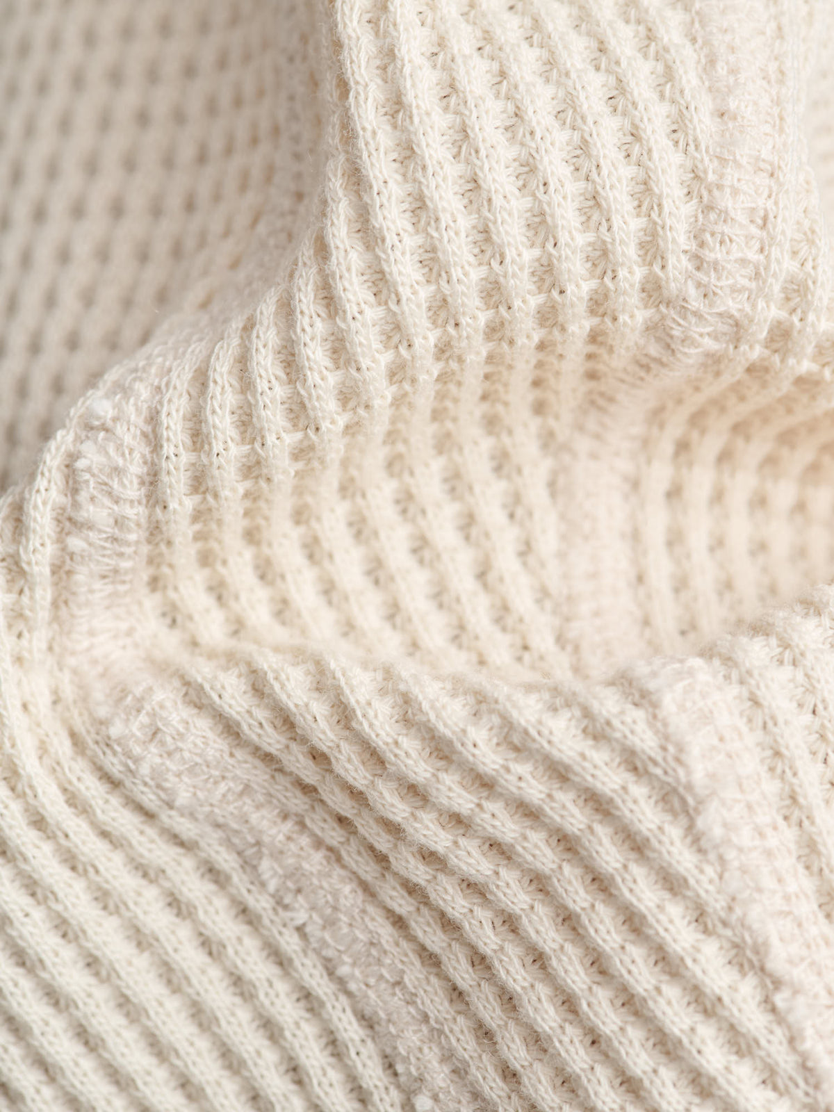 Crewneck Thermal Sweat, Natural